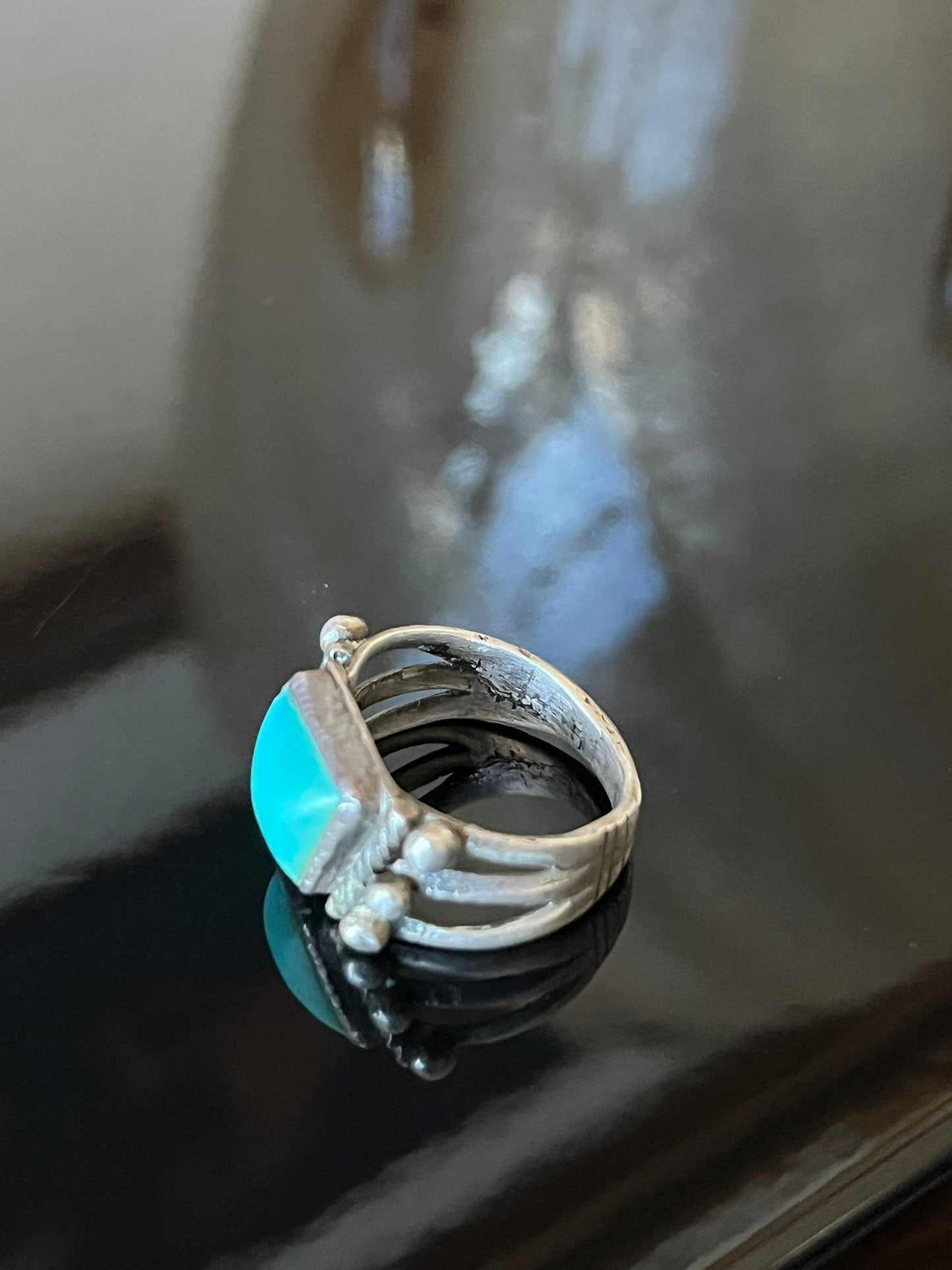 Early Navajo Ingot Silver Ring
