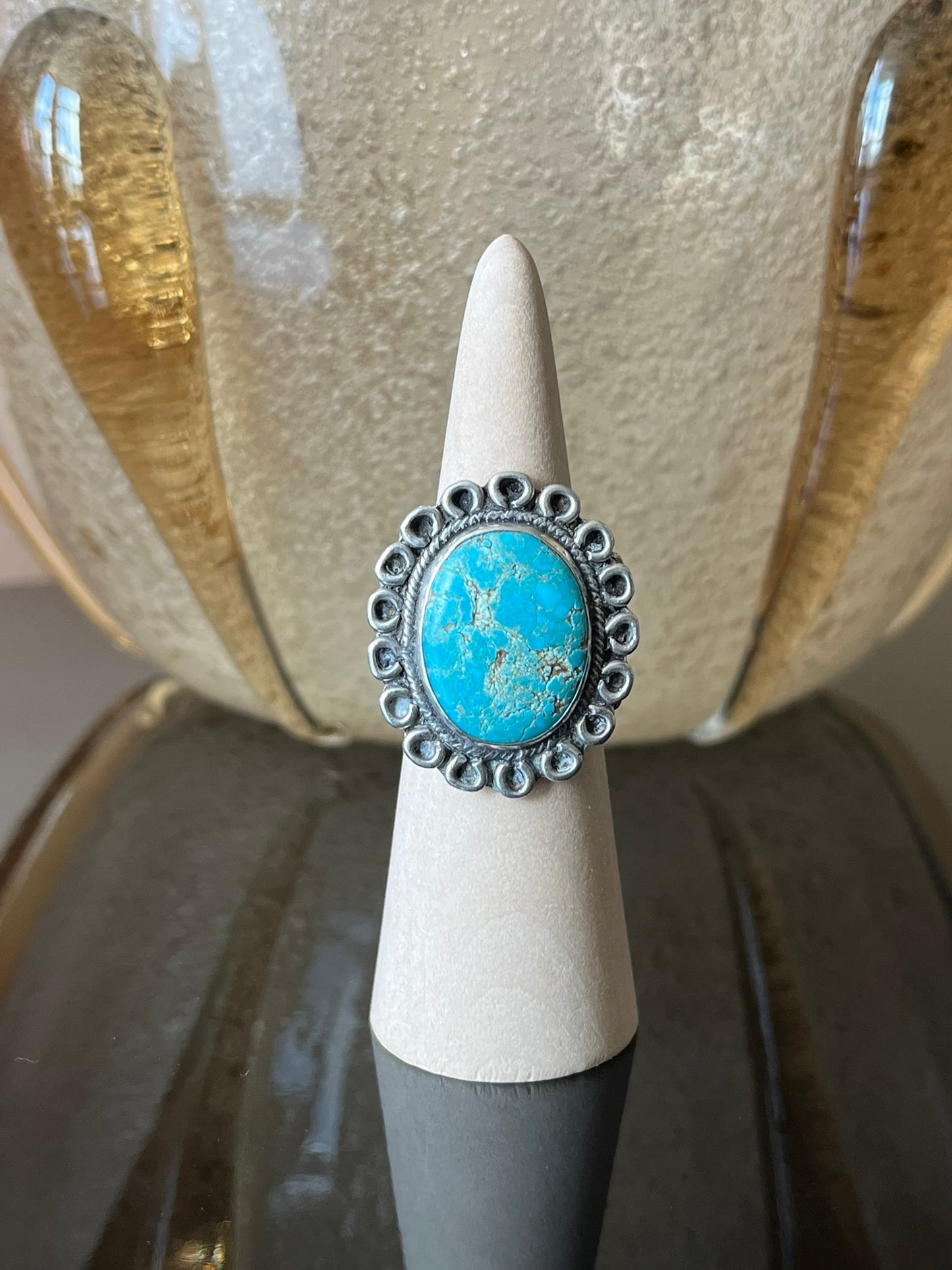 Navajo Silver and Turquoise Ring