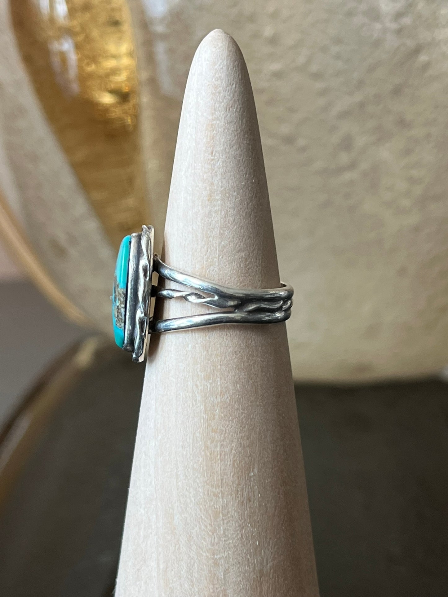 Navajo Silver and Turquoise Ring