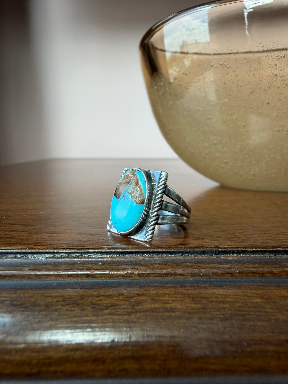 Navajo Silver and Turquoise Ring