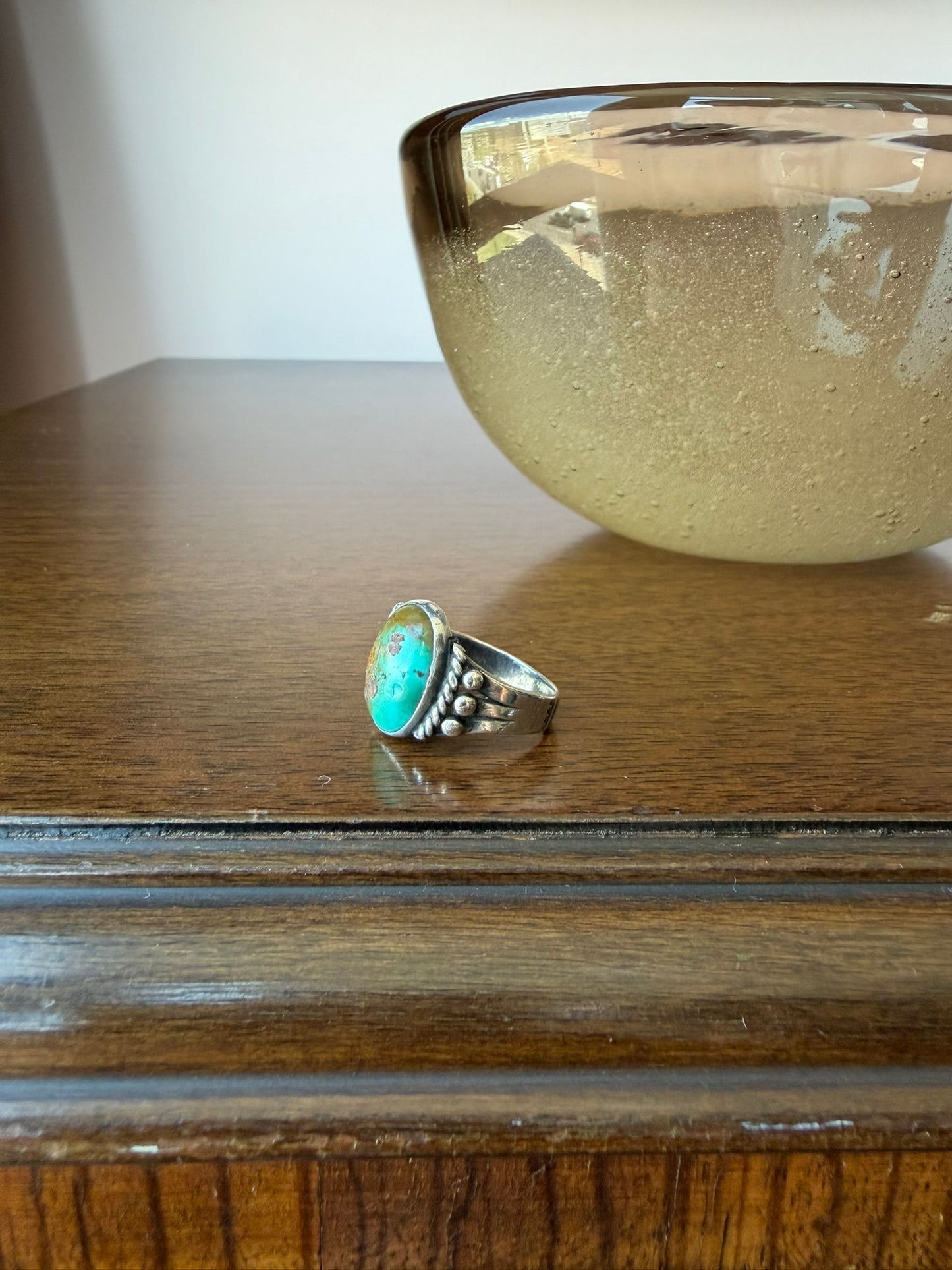 Navajo Silver and Turquoise Ring