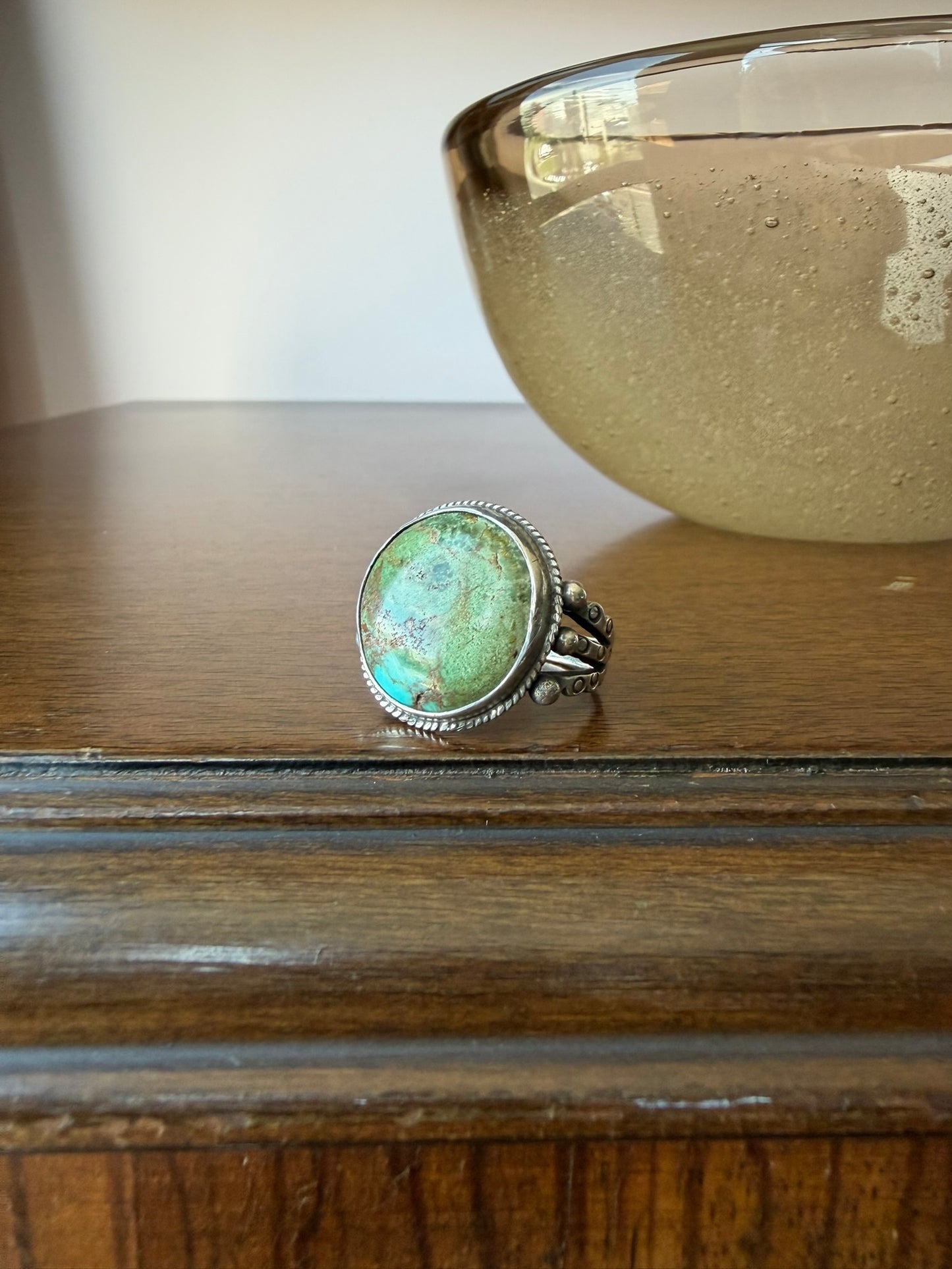 Navajo Silver and Turquoise Ring