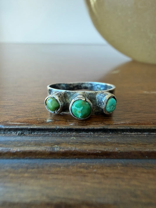 19th Century Navajo Cigarette Band with Turquoise