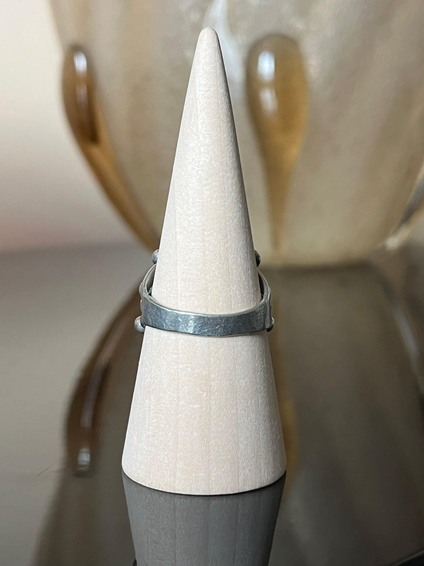 Early Navajo Triangular Turquoise Ring