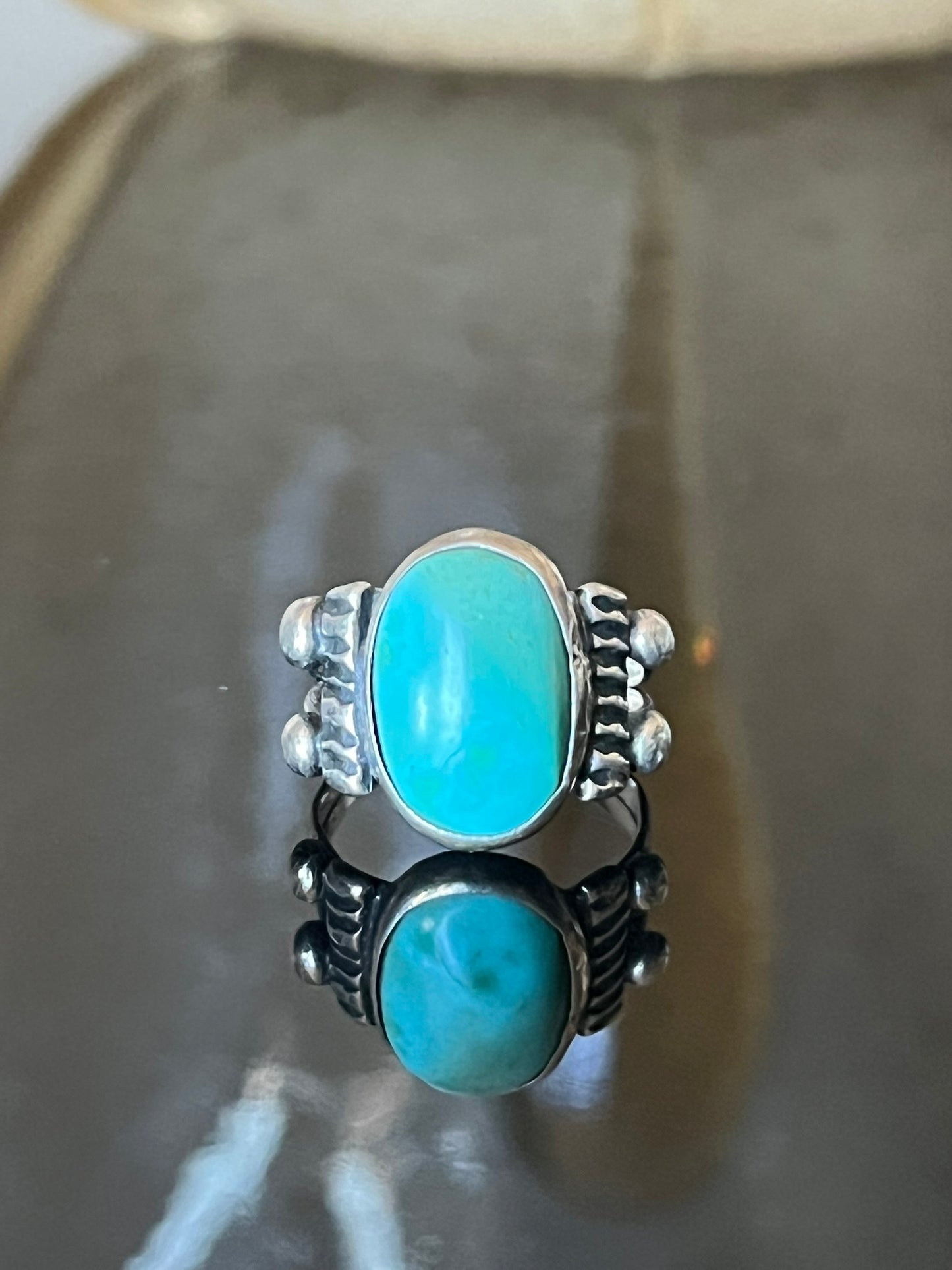 Early Navajo Ring with Raindrops