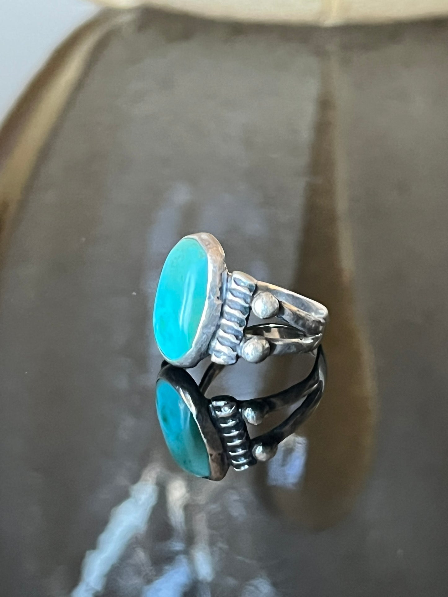 Early Navajo Ring with Raindrops