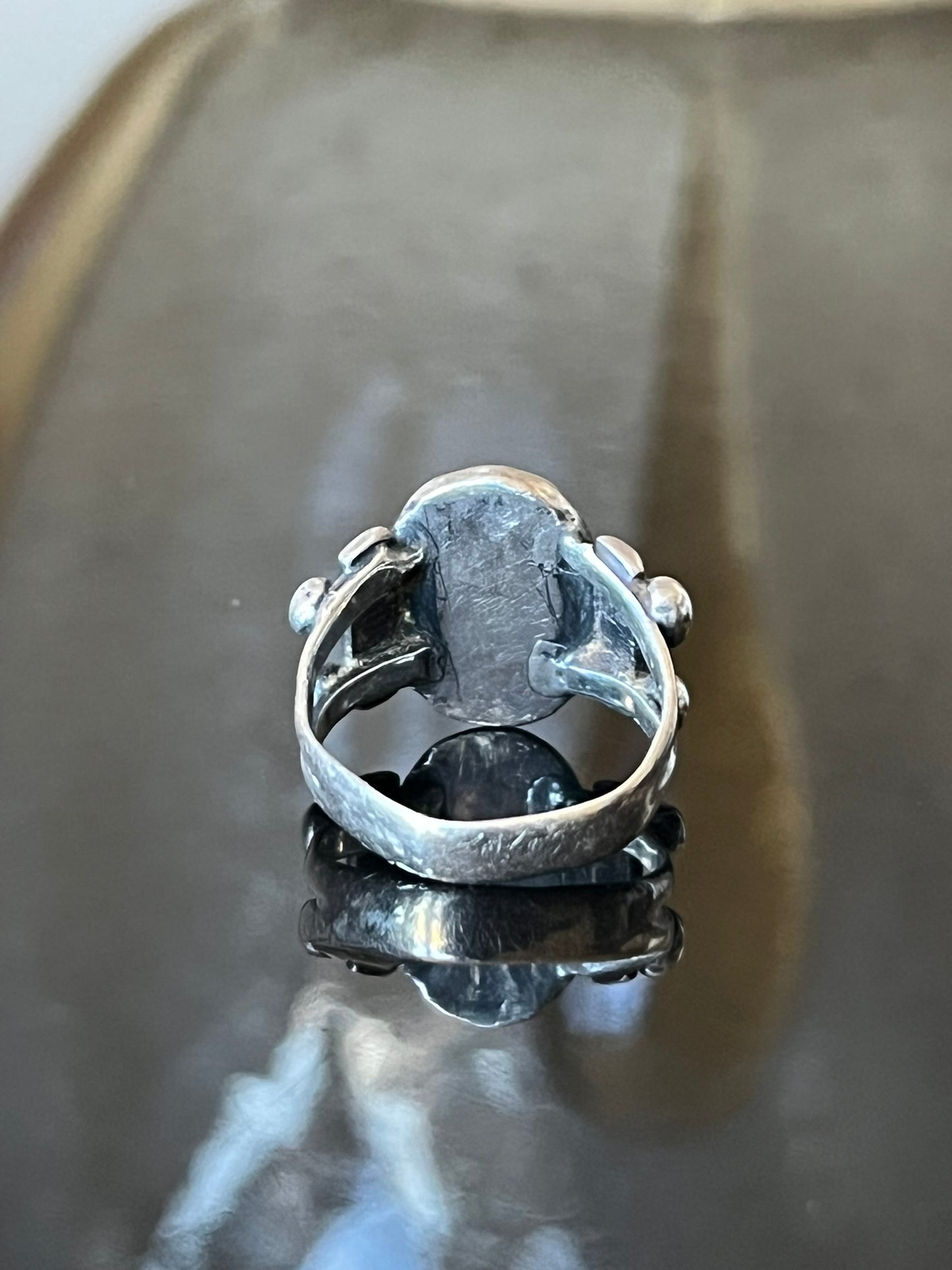 Early Navajo Ring with Raindrops