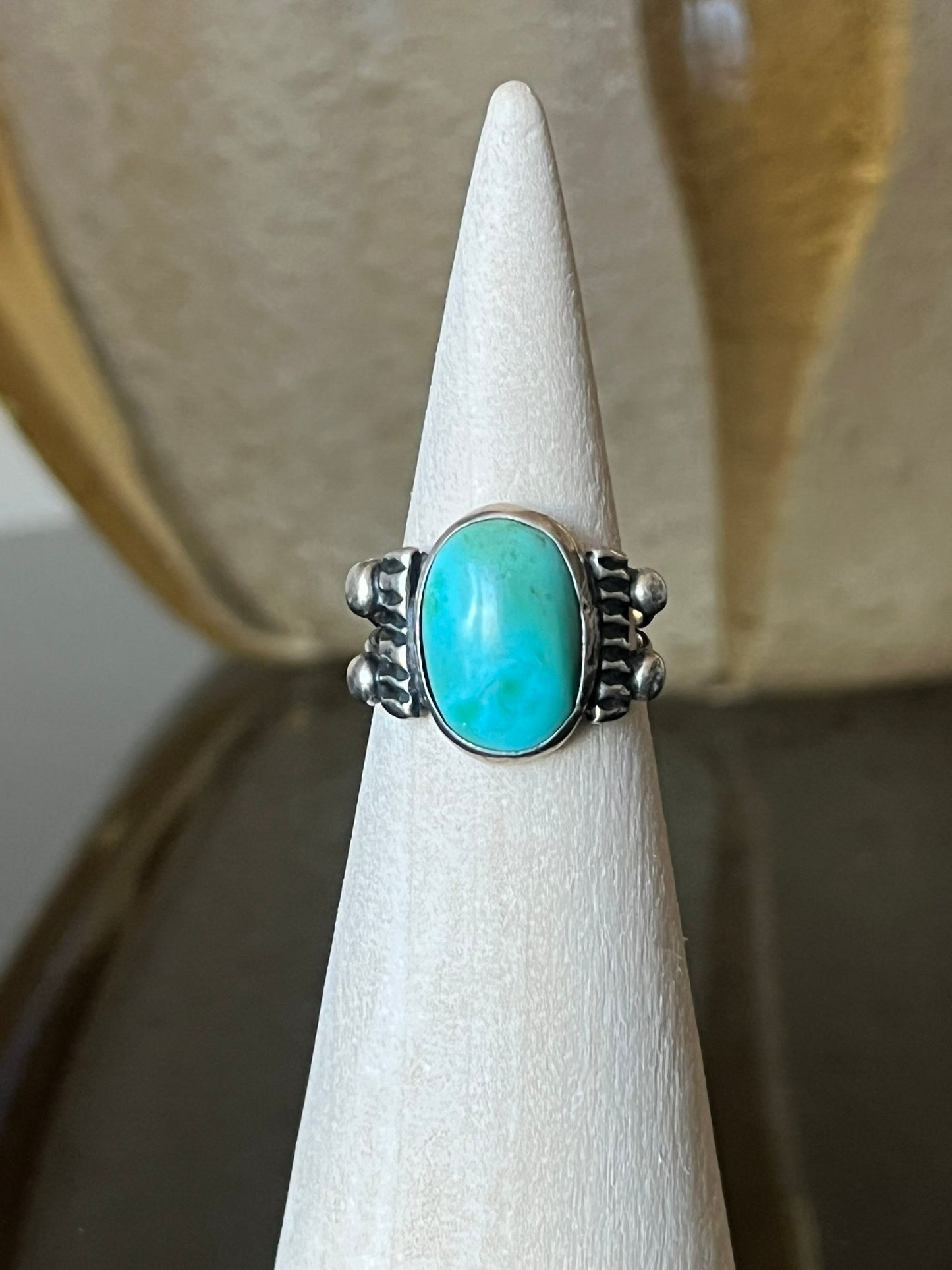Early Navajo Ring with Raindrops