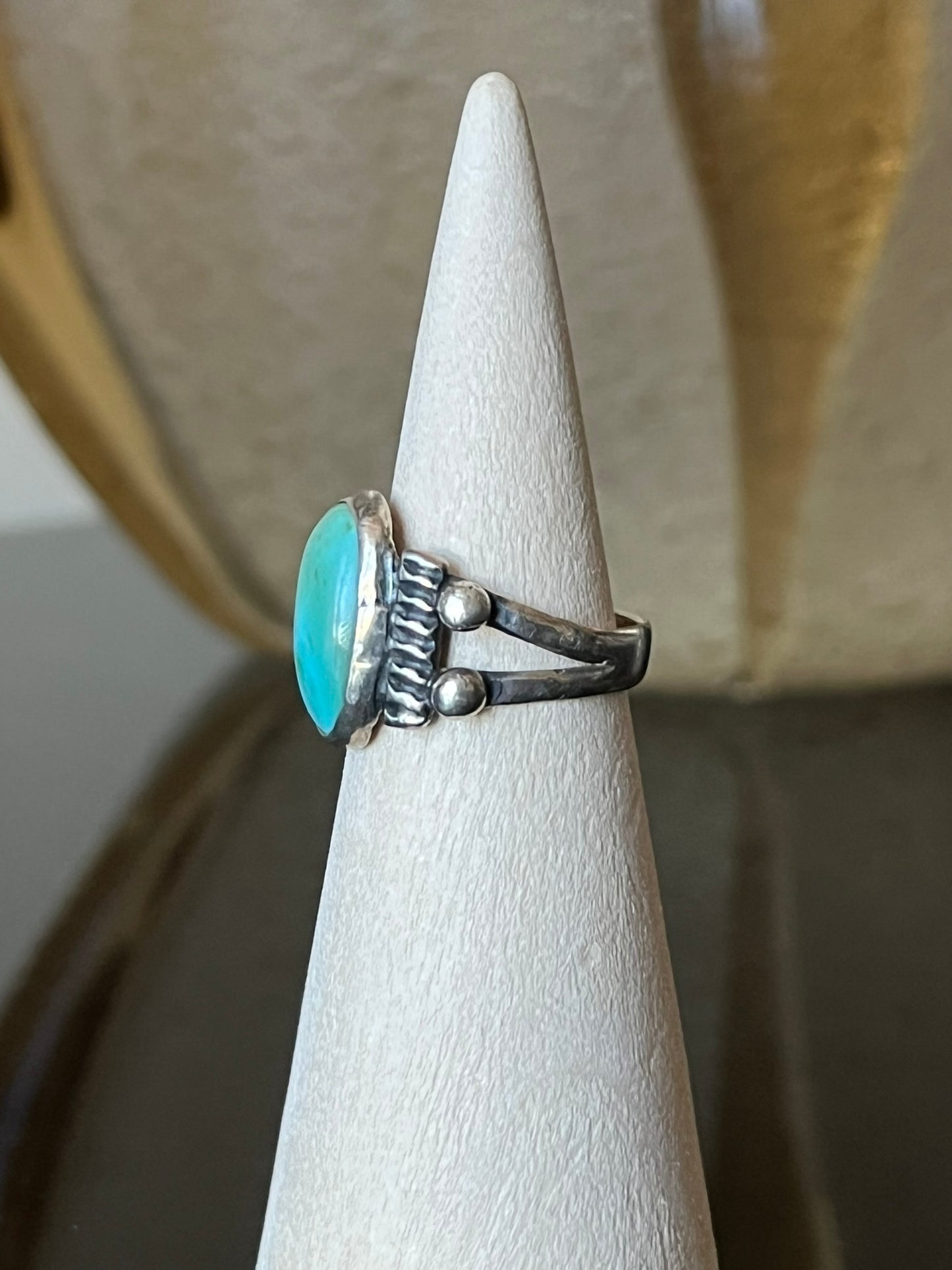 Early Navajo Ring with Raindrops