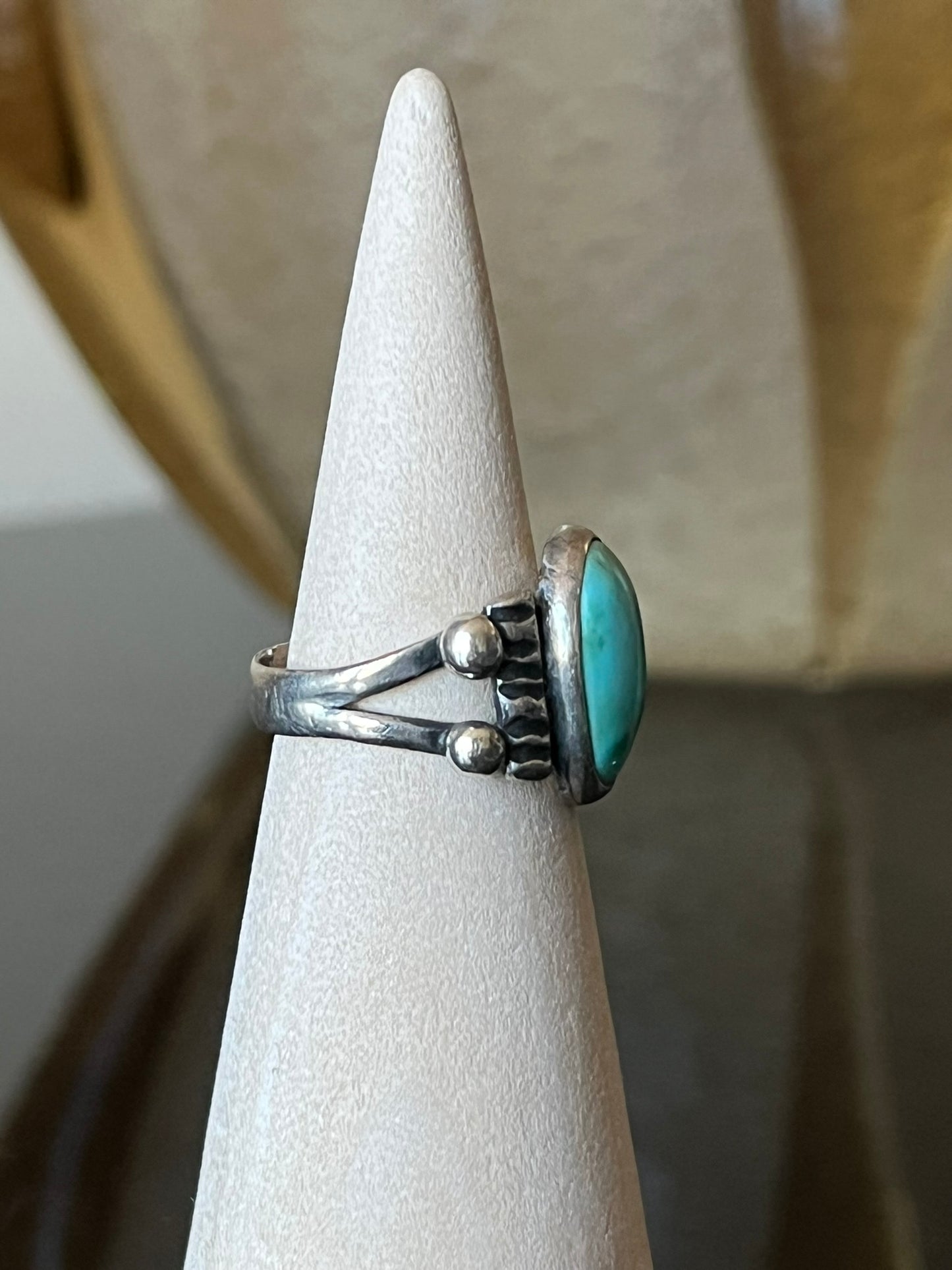Early Navajo Ring with Raindrops