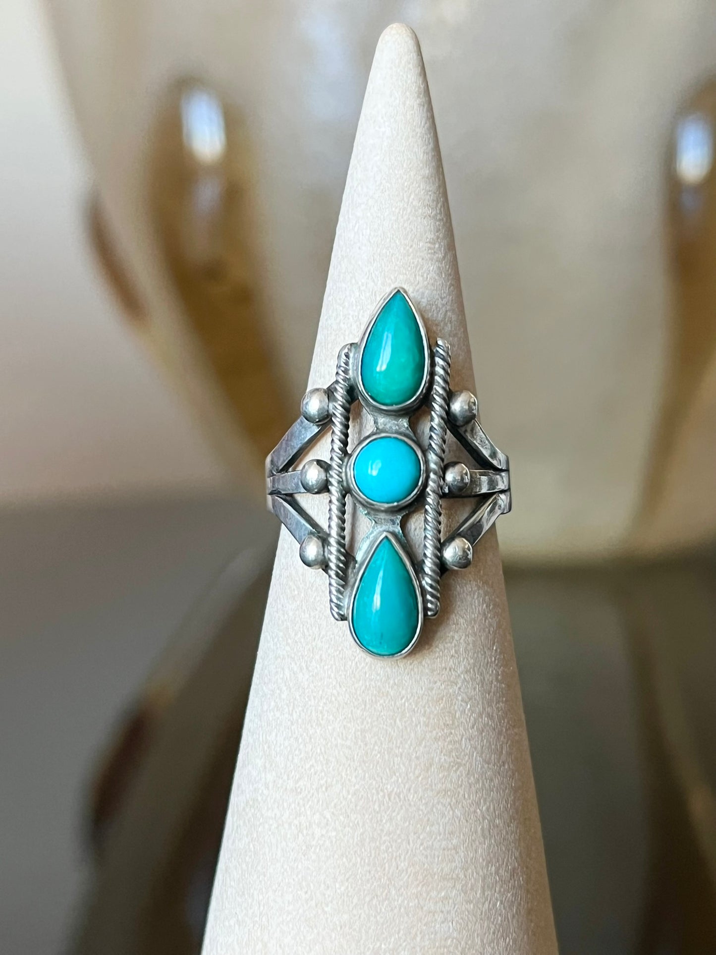 Navajo Three Stone Ring