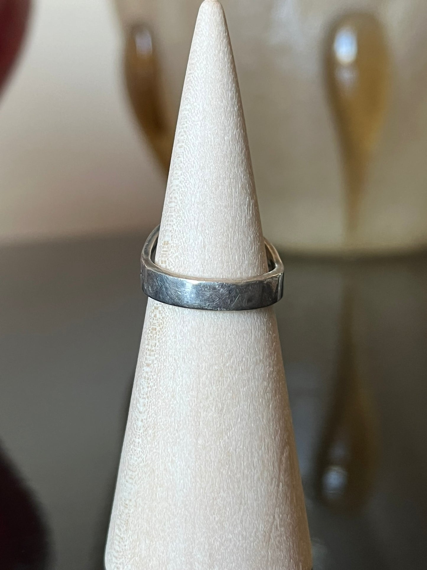 Early Navajo Ring with Cerrillos Turquoise