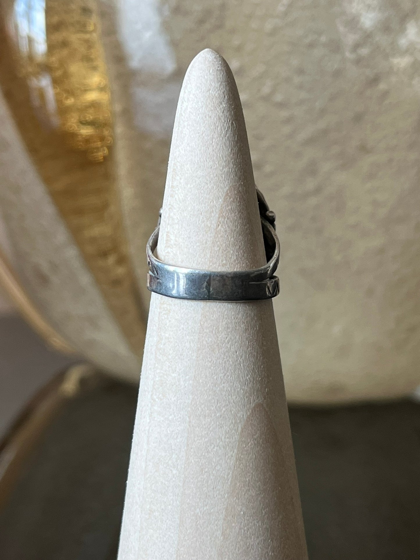 Early Navajo Cerrillos Turquoise Ring