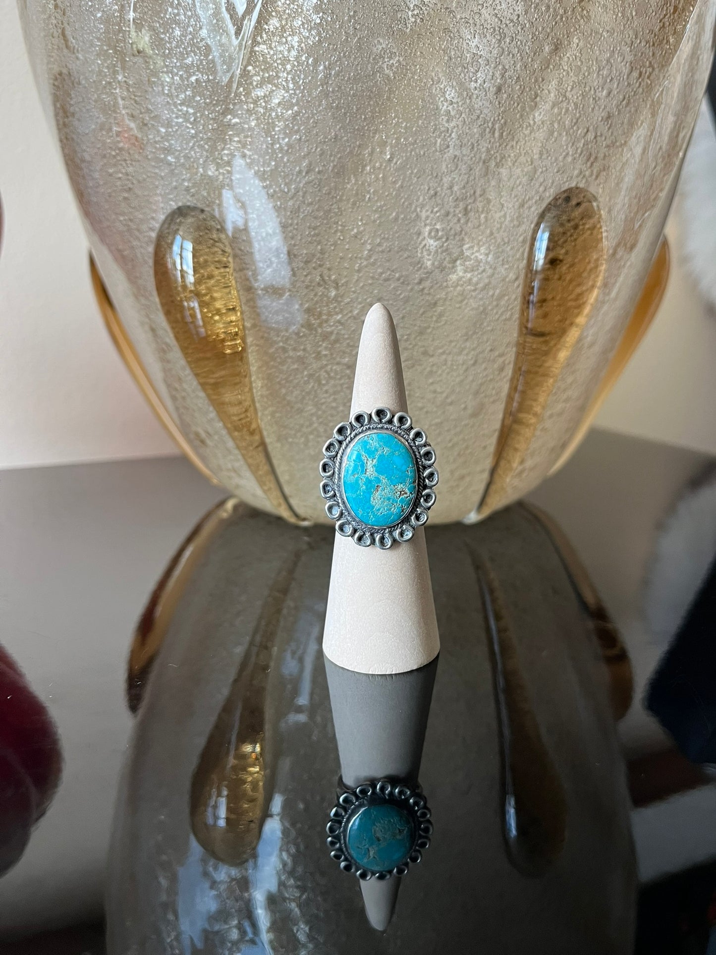 Navajo Silver and Turquoise Ring
