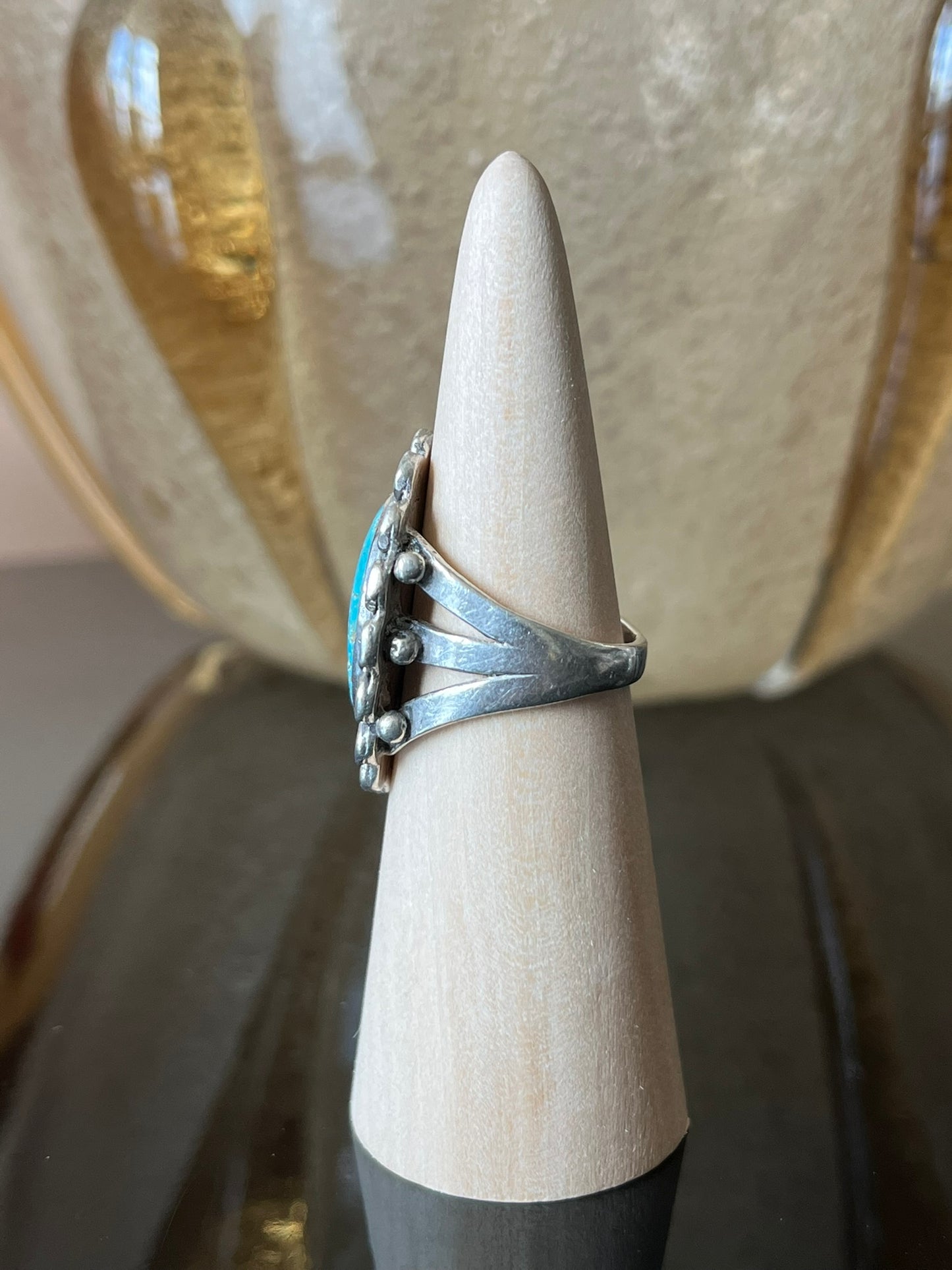 Navajo Silver and Turquoise Ring