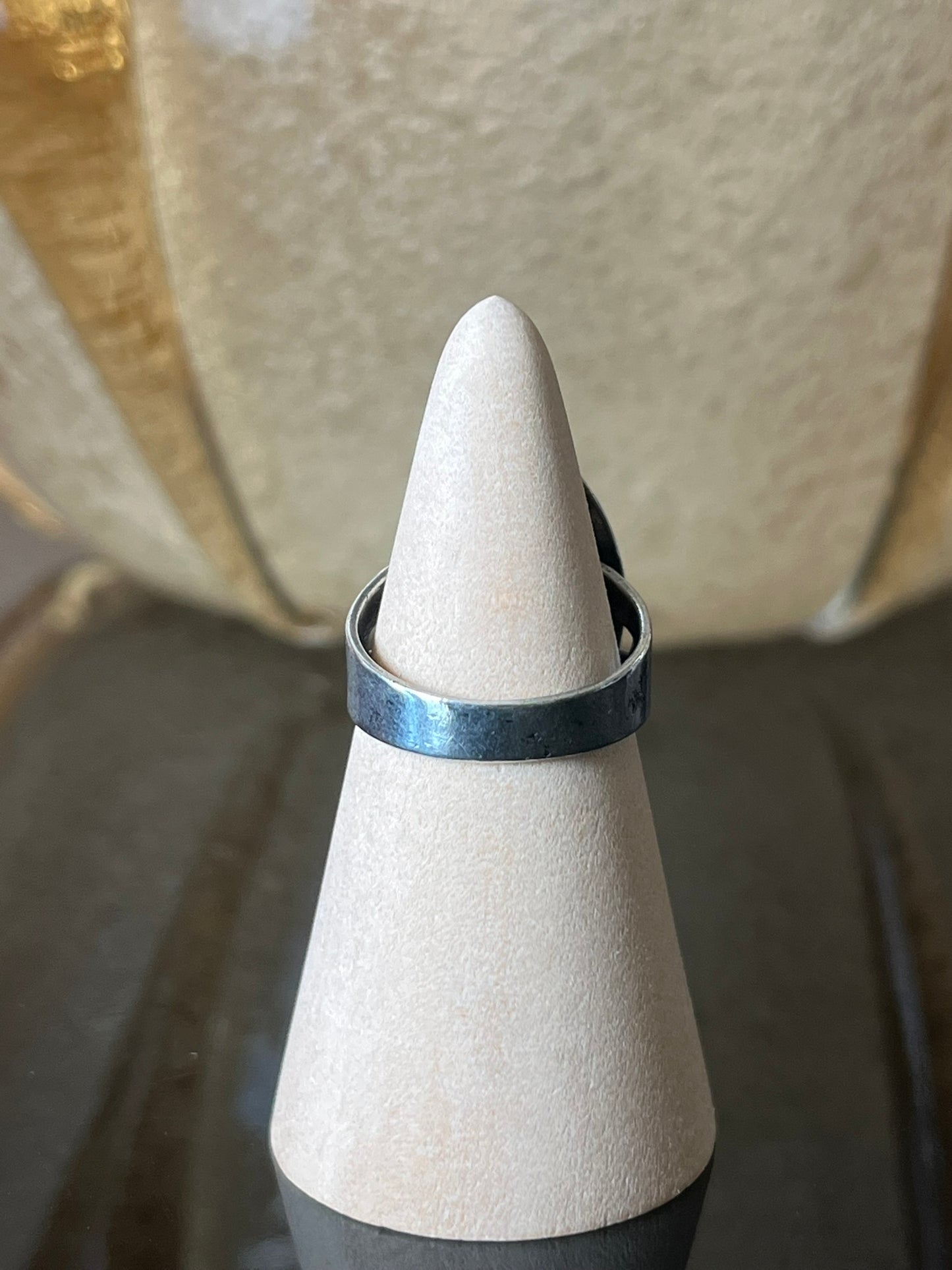 Early Navajo Ring with Chiseled Design