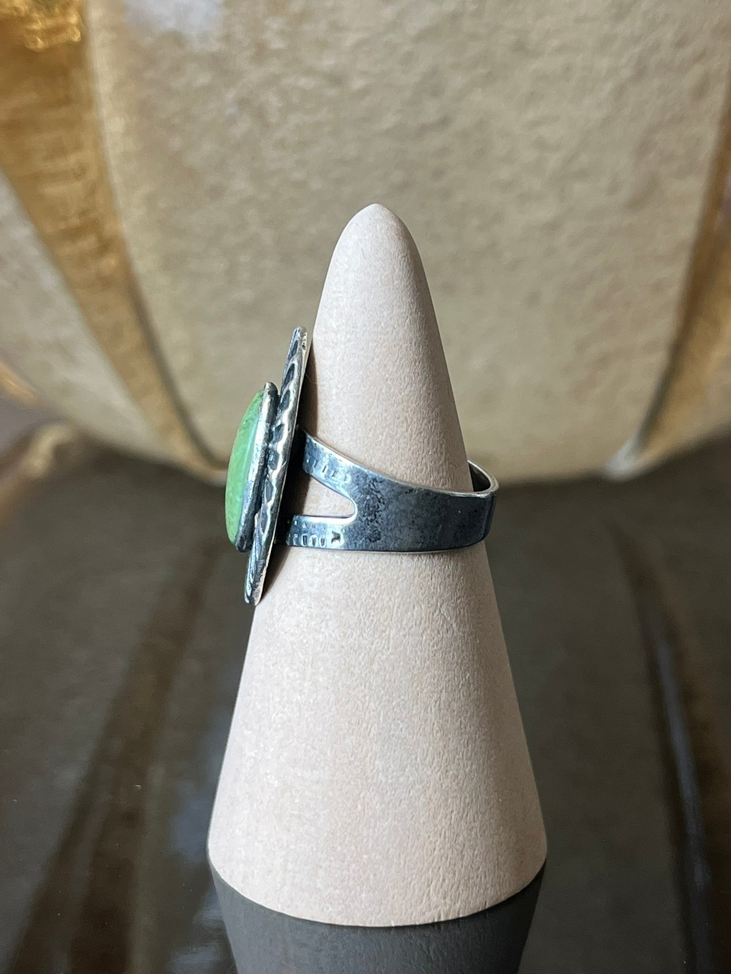 Early Navajo Ring with Chiseled Design