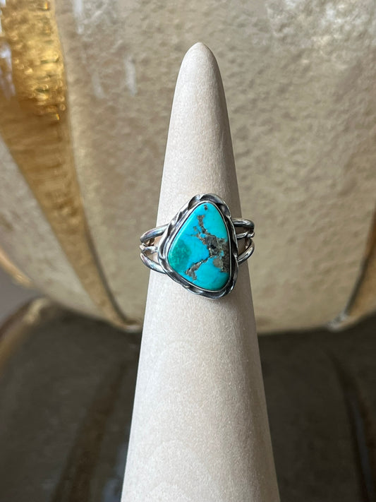 Navajo Silver and Turquoise Ring