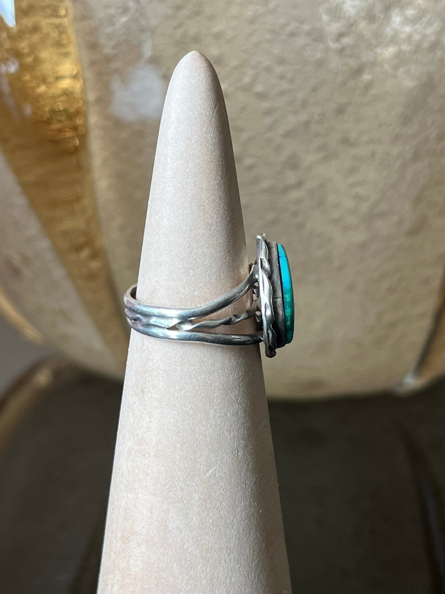Navajo Silver and Turquoise Ring