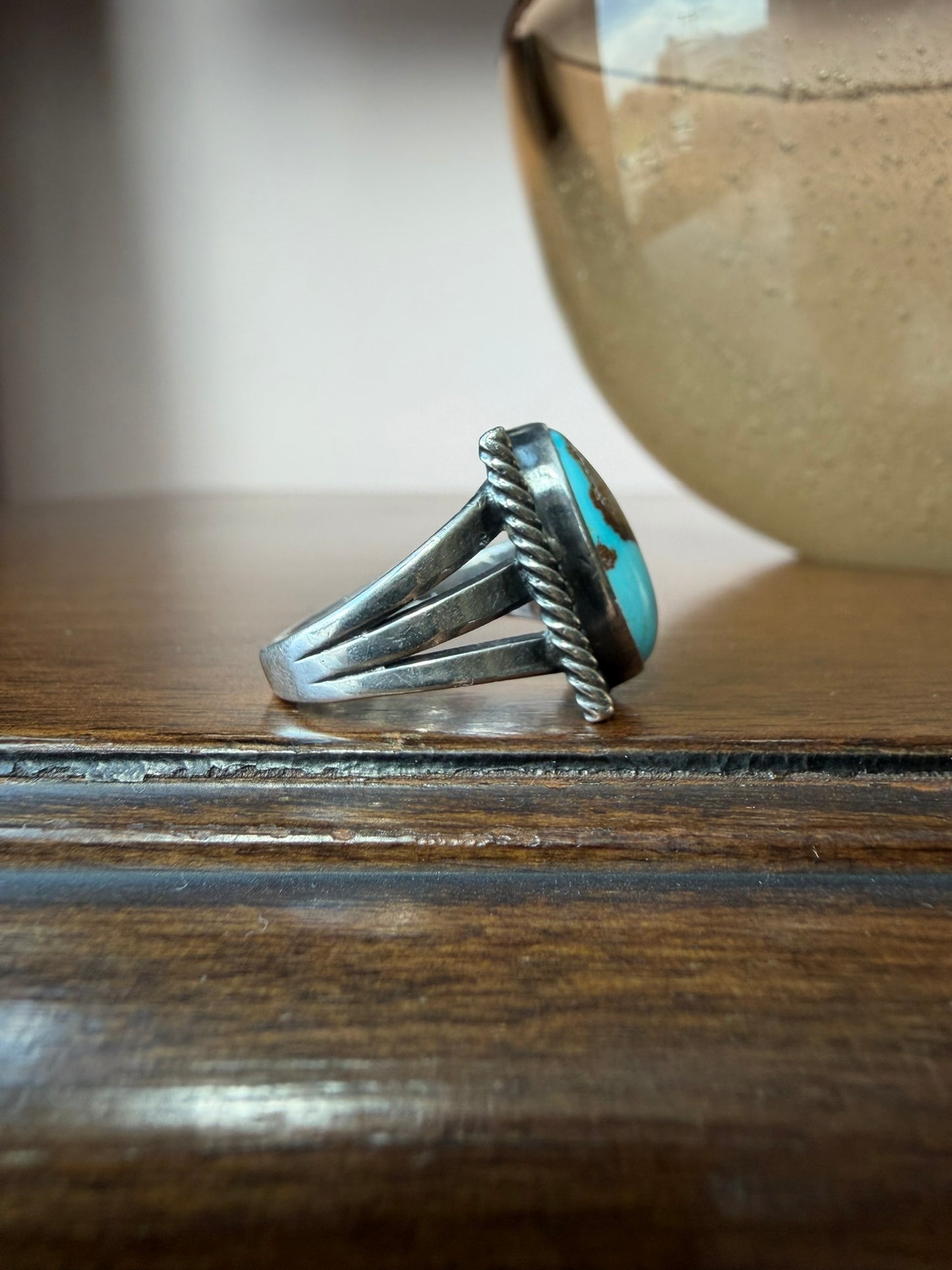 Navajo Silver and Turquoise Ring