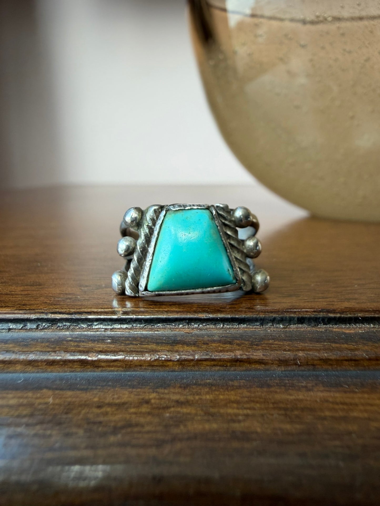 Early Navajo Ingot Silver Ring