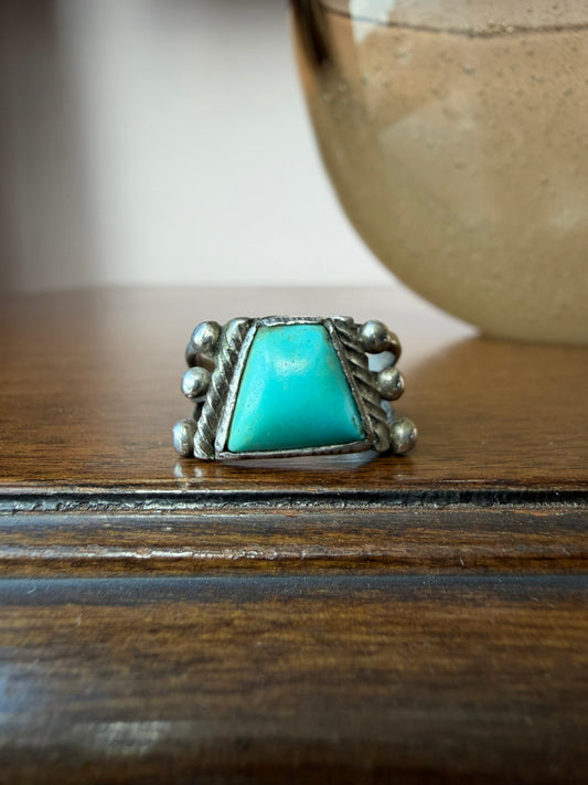 Early Navajo Ingot Silver Ring