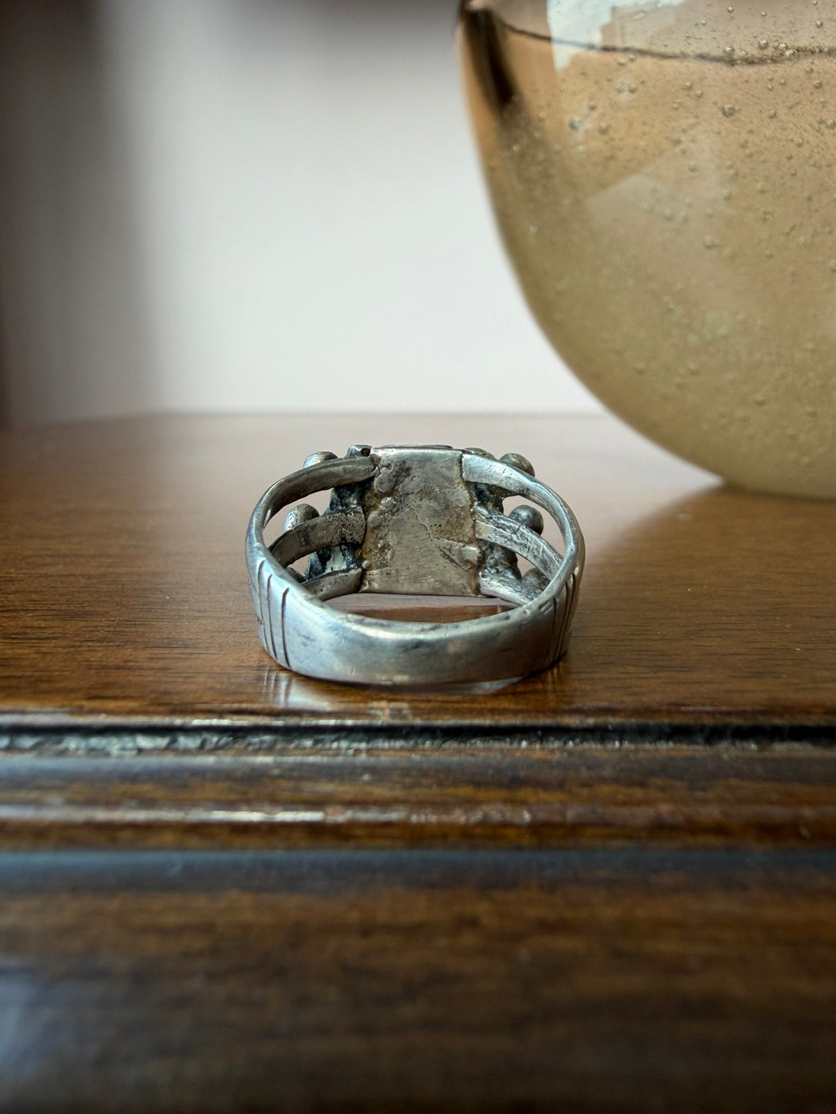 Early Navajo Ingot Silver Ring