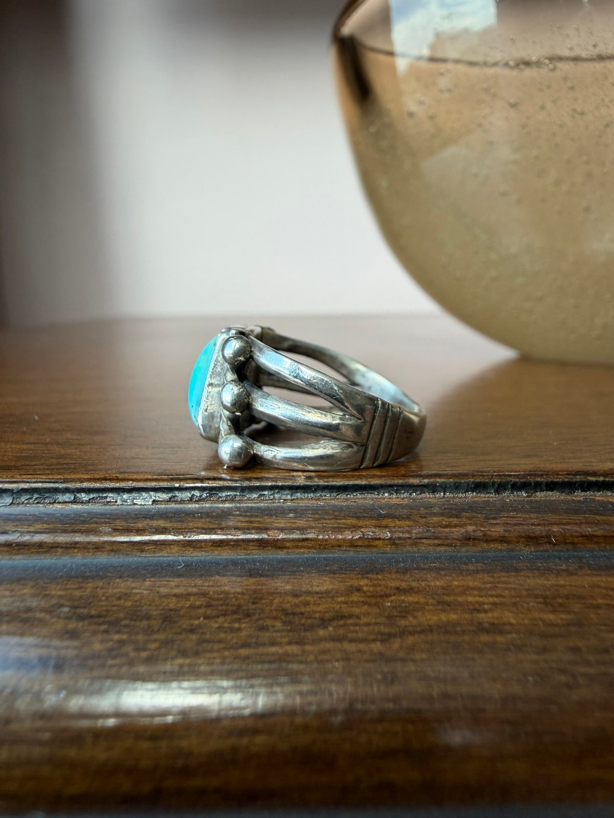 Early Navajo Ingot Silver Ring