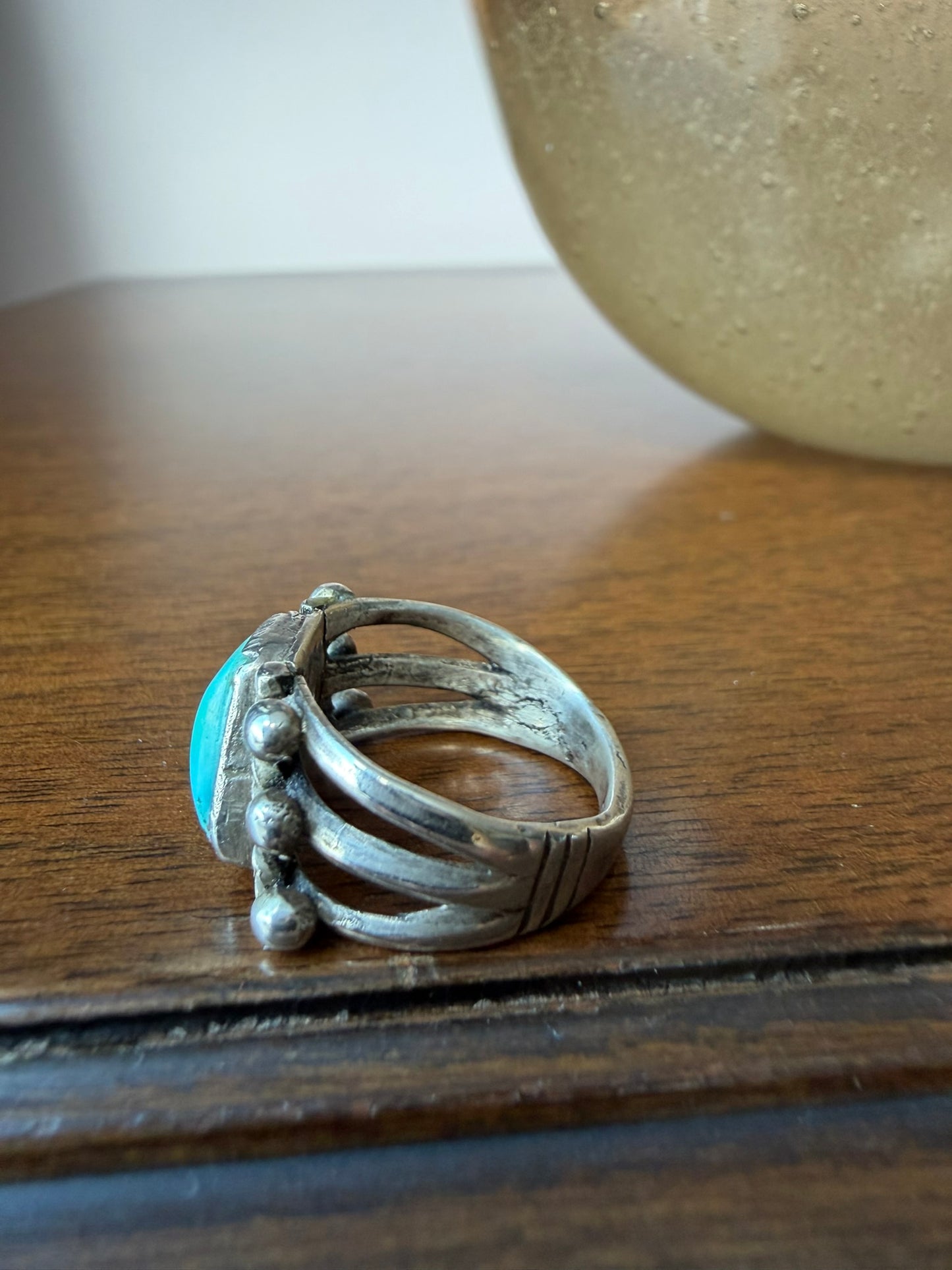 Early Navajo Ingot Silver Ring