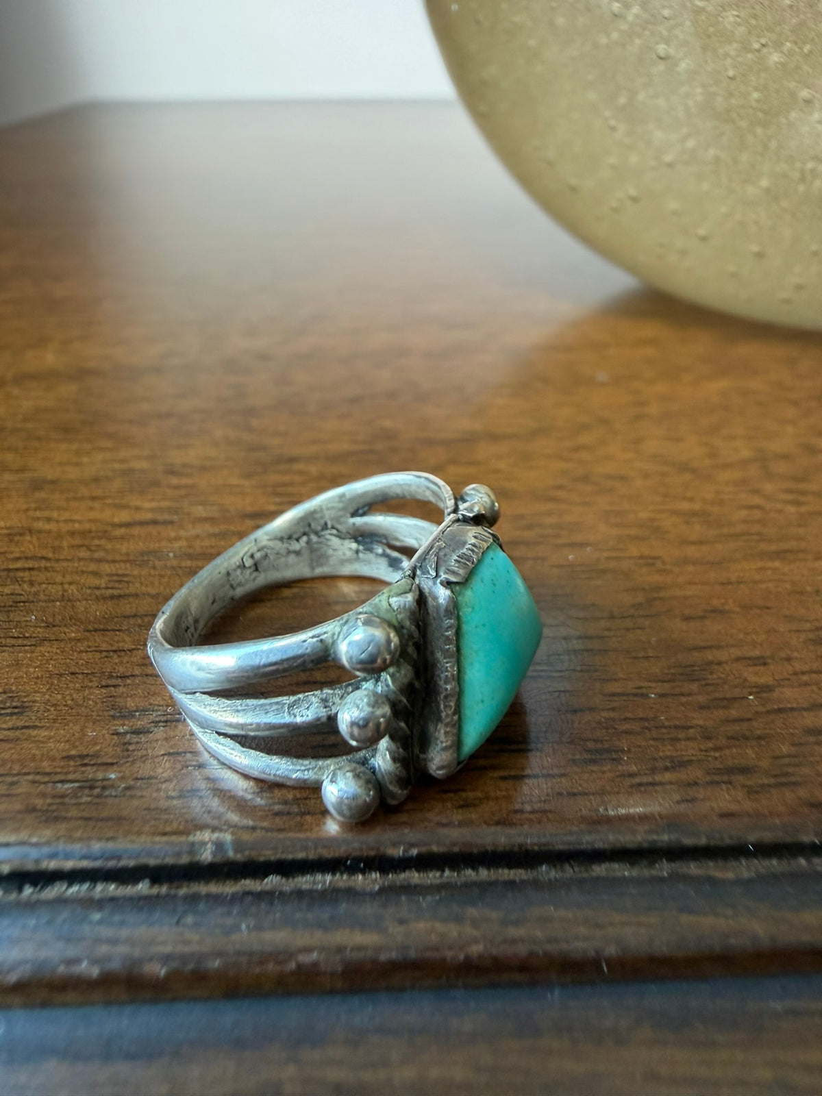 Early Navajo Ingot Silver Ring