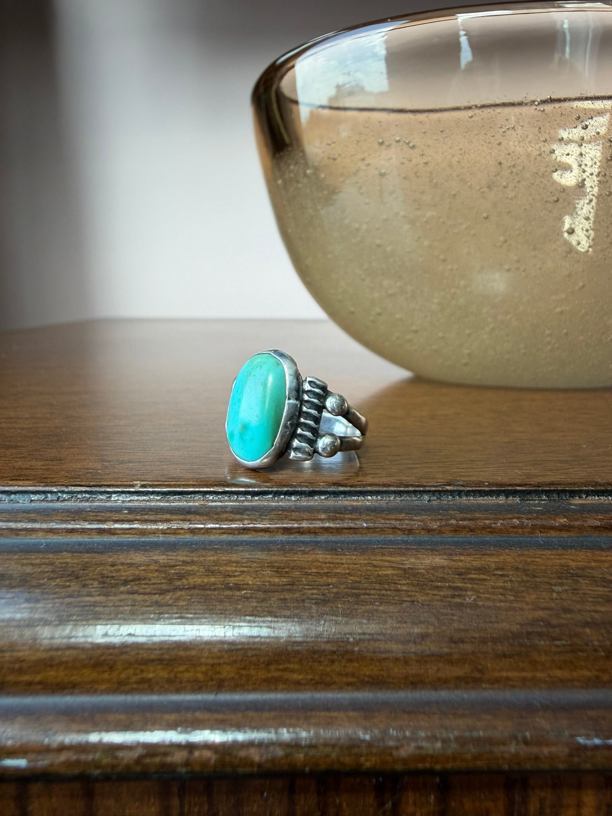Early Navajo Ring with Raindrops