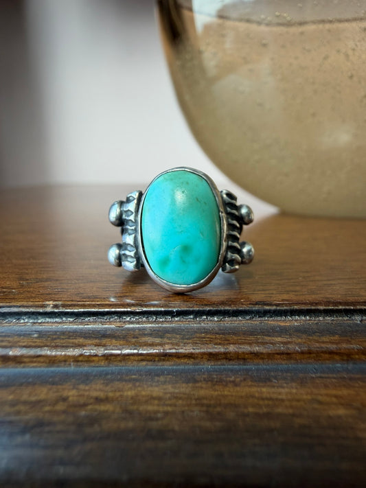 Early Navajo Ring with Raindrops