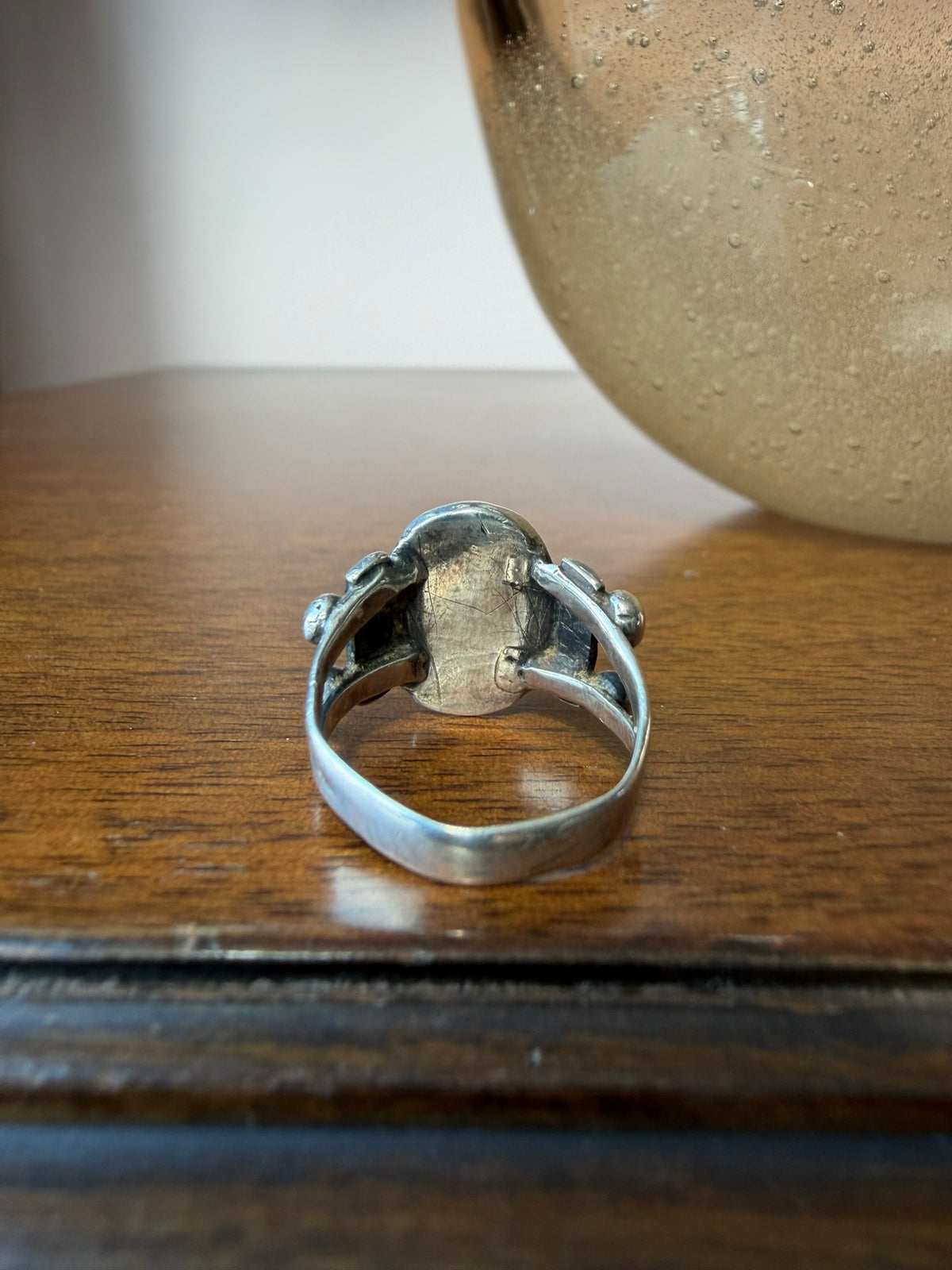 Early Navajo Ring with Raindrops