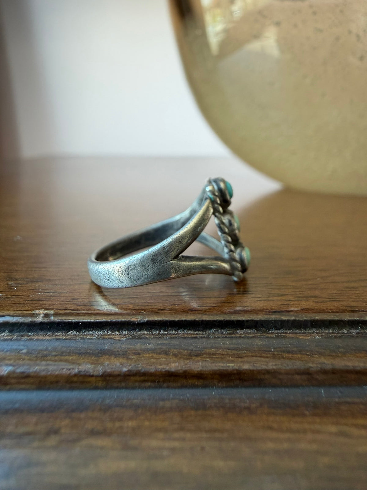 Very Early Navajo Turquoise Ring