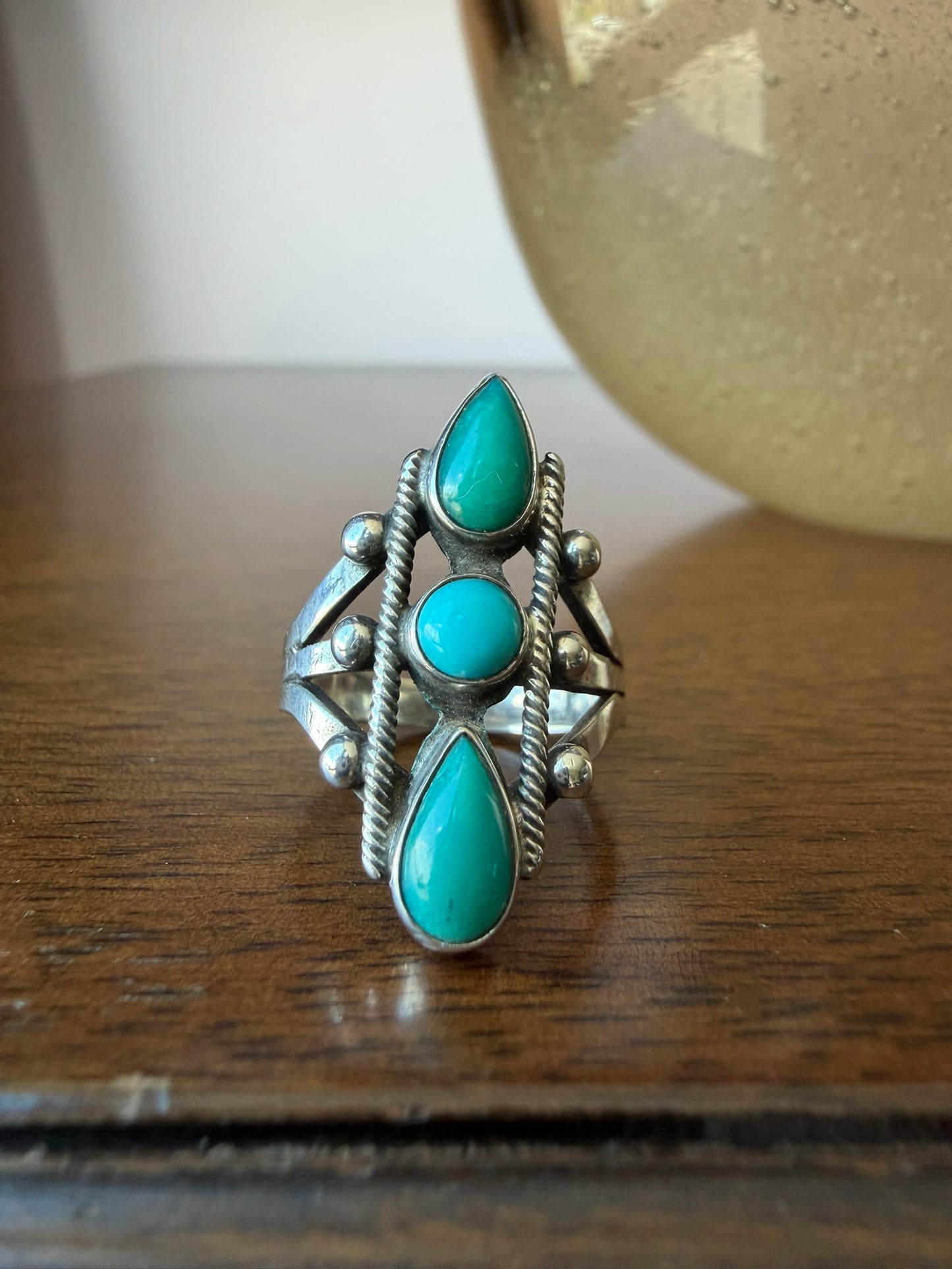Navajo Three Stone Ring