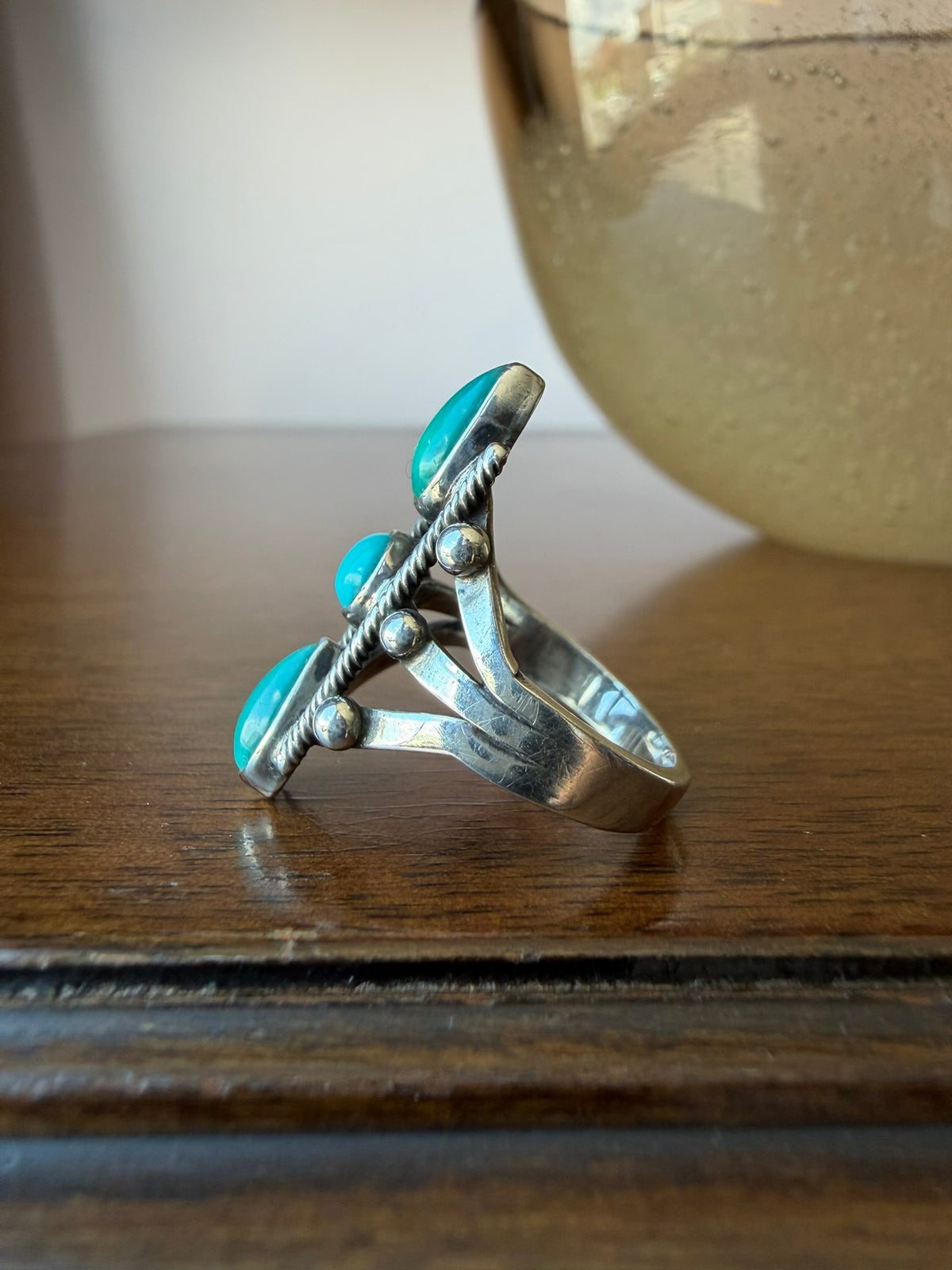 Navajo Three Stone Ring