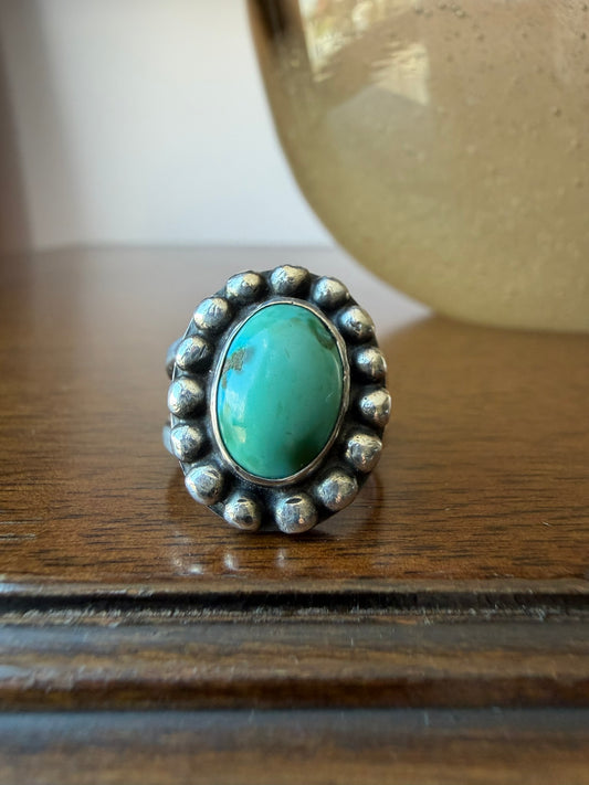 Navajo Silver and Turquoise Ring