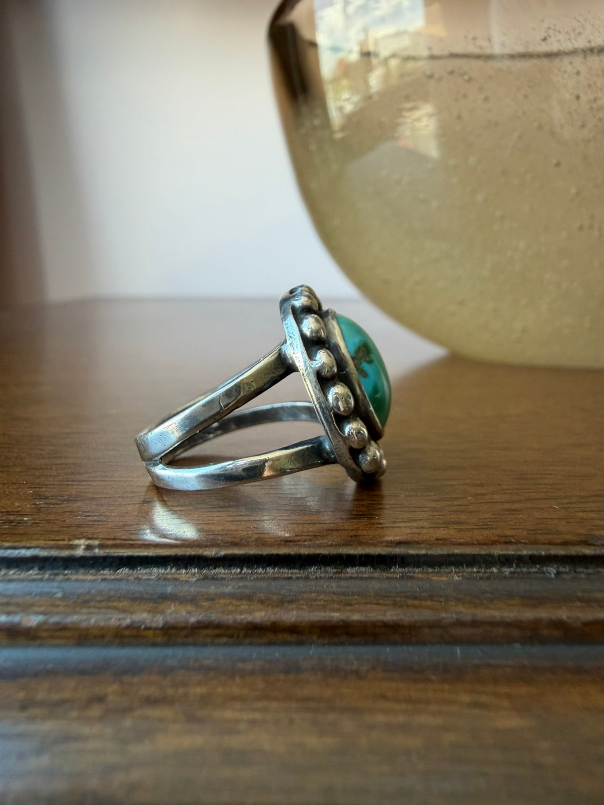 Navajo Silver and Turquoise Ring