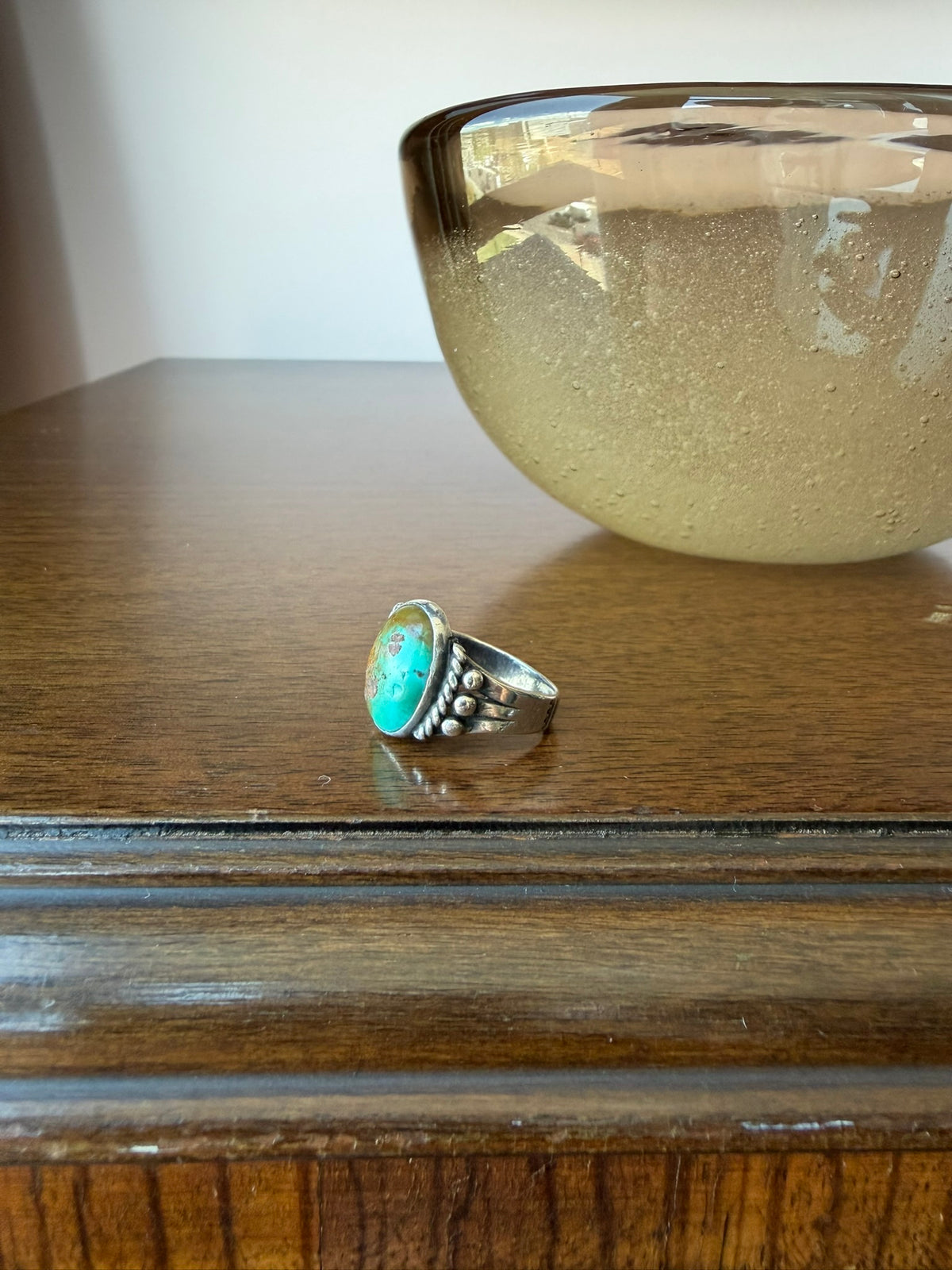 Navajo Silver and Turquoise Ring