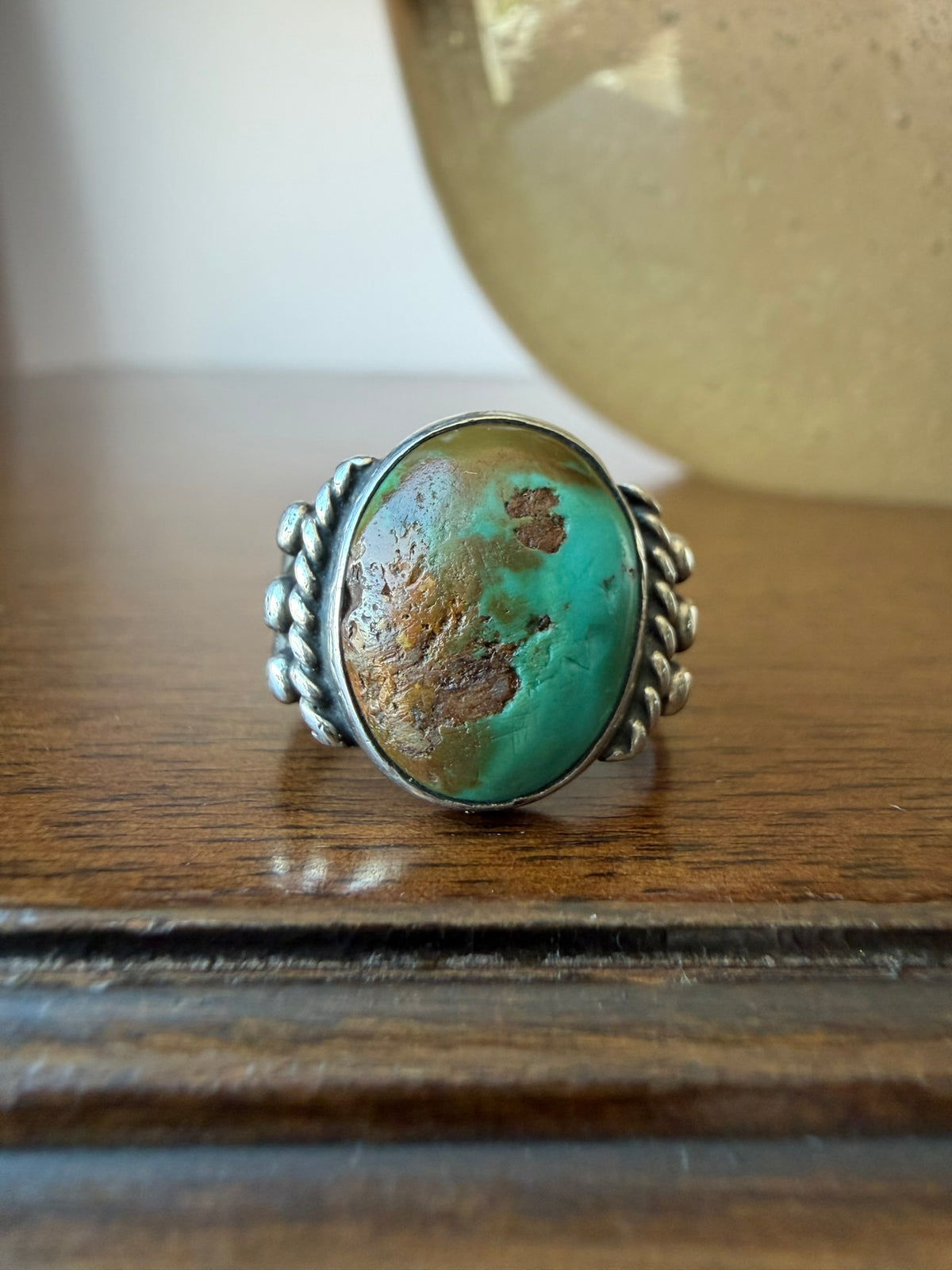 Navajo Silver and Turquoise Ring
