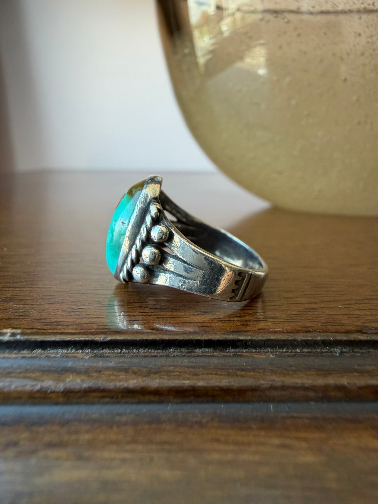 Navajo Silver and Turquoise Ring