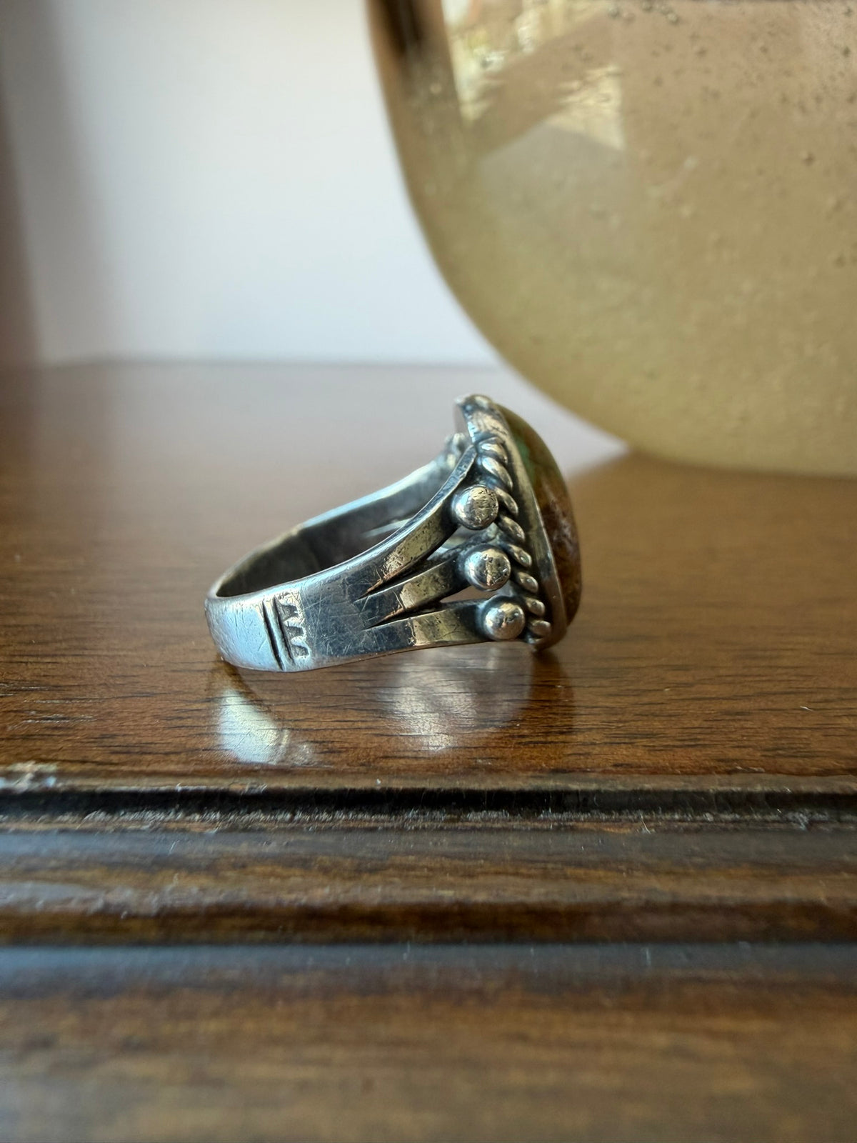 Navajo Silver and Turquoise Ring