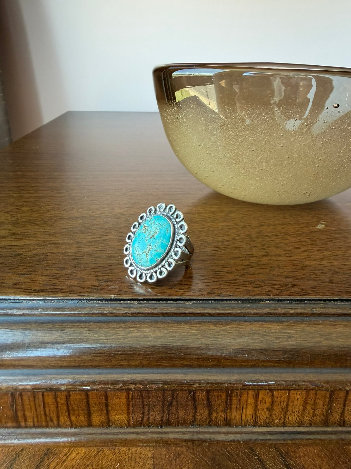 Navajo Silver and Turquoise Ring