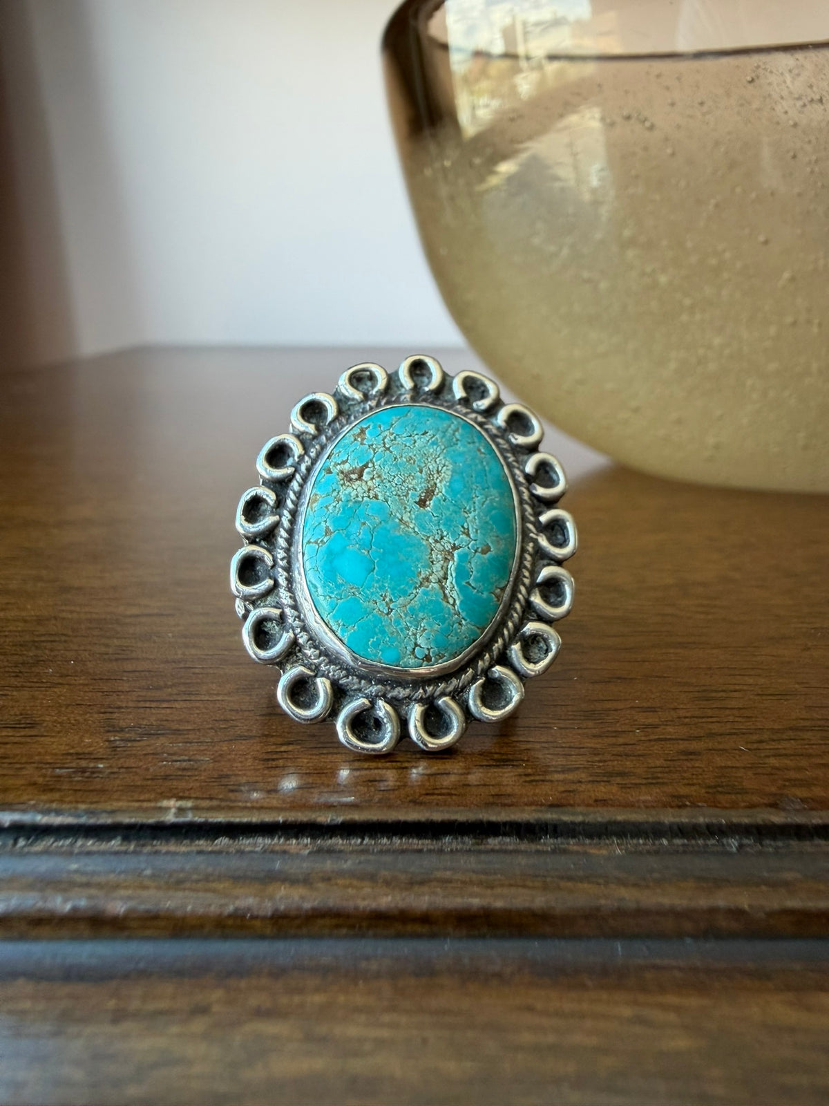 Navajo Silver and Turquoise Ring