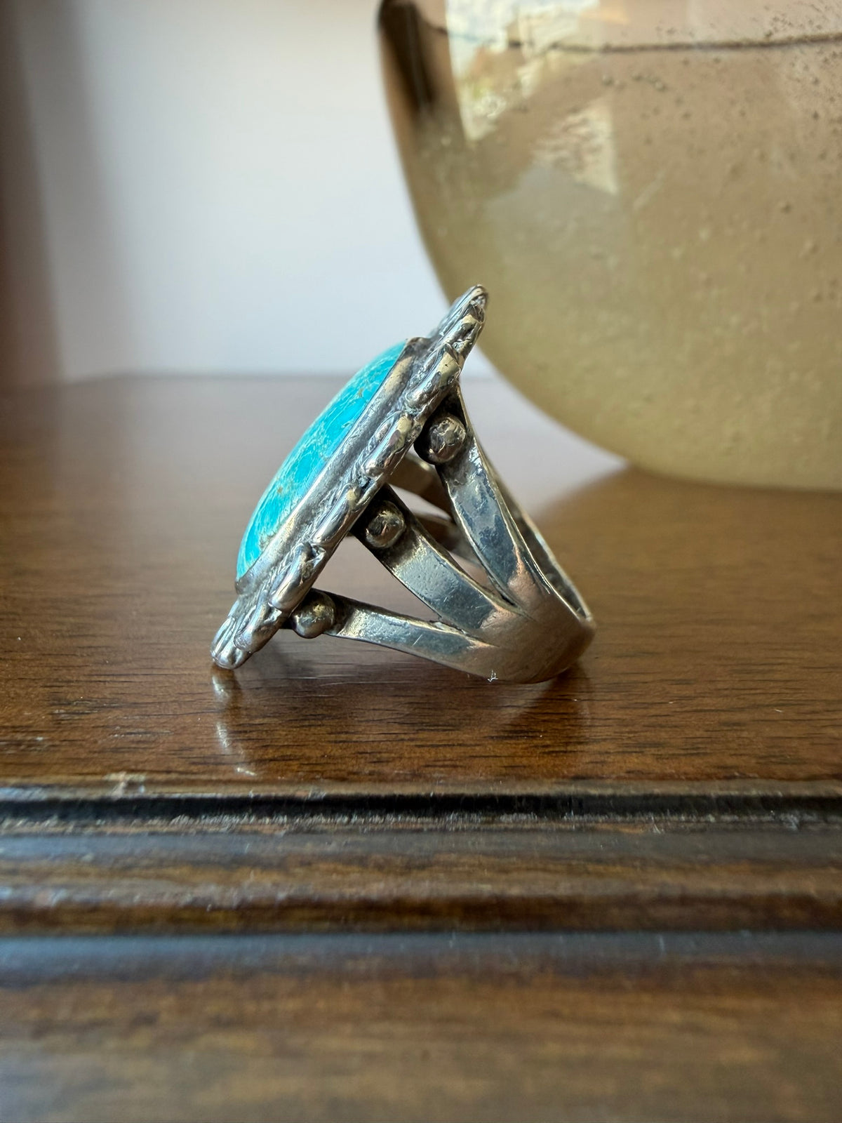 Navajo Silver and Turquoise Ring