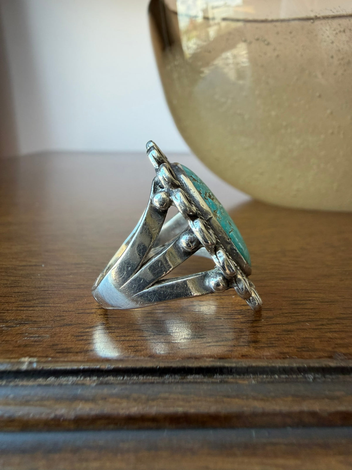 Navajo Silver and Turquoise Ring