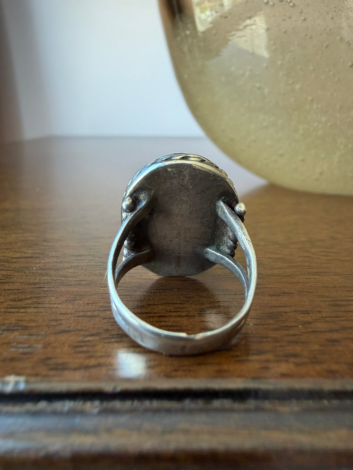 Early Navajo Cerrillos Turquoise Ring