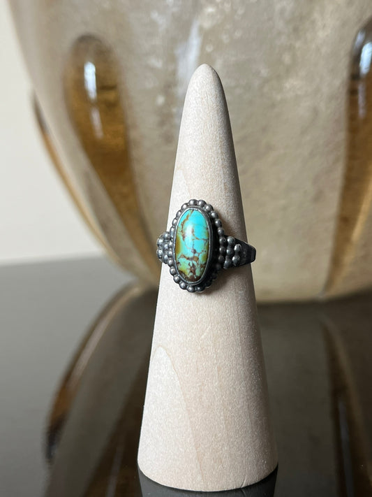 Navajo Silver and Turquoise Ring