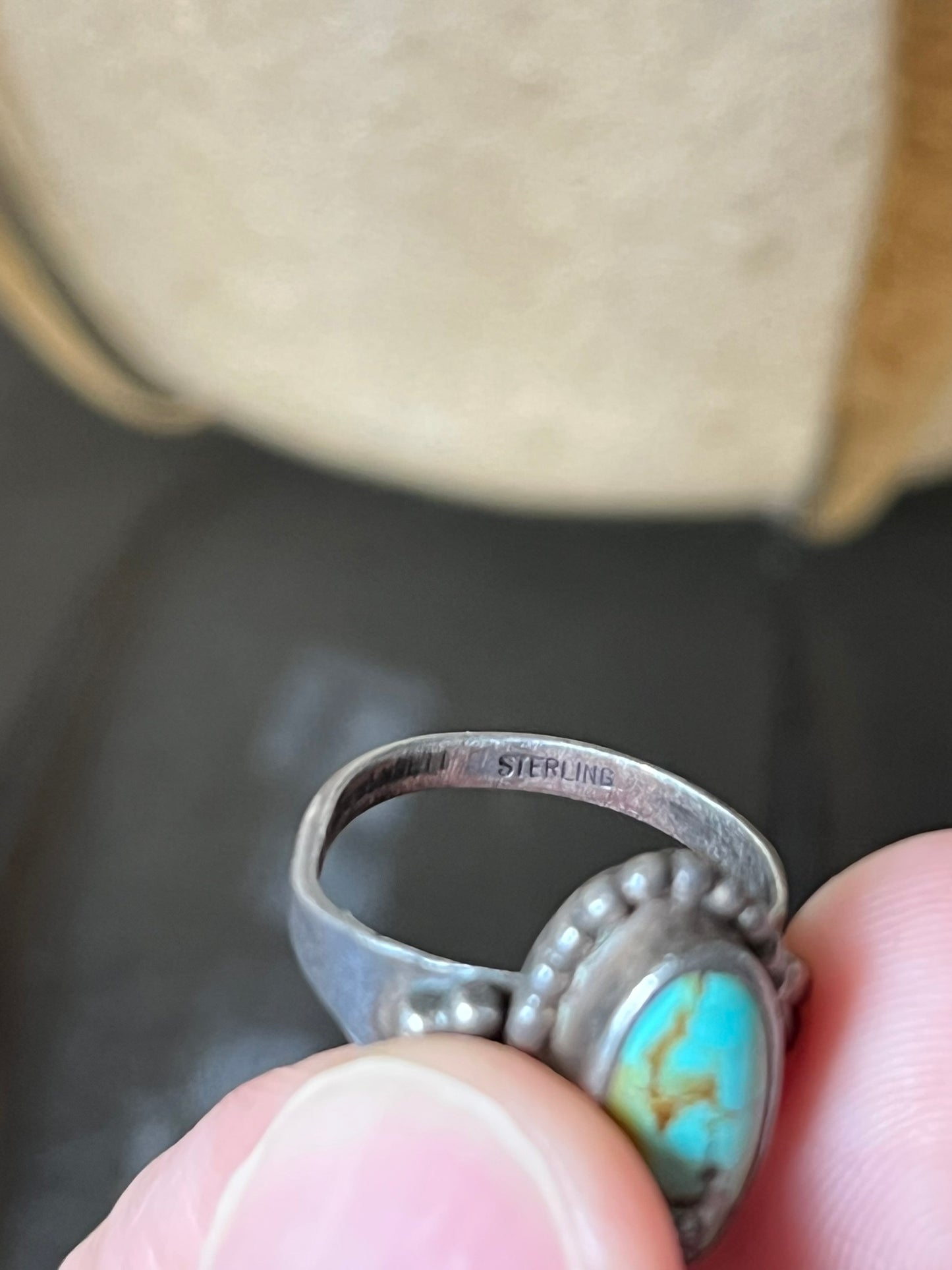 Navajo Silver and Turquoise Ring