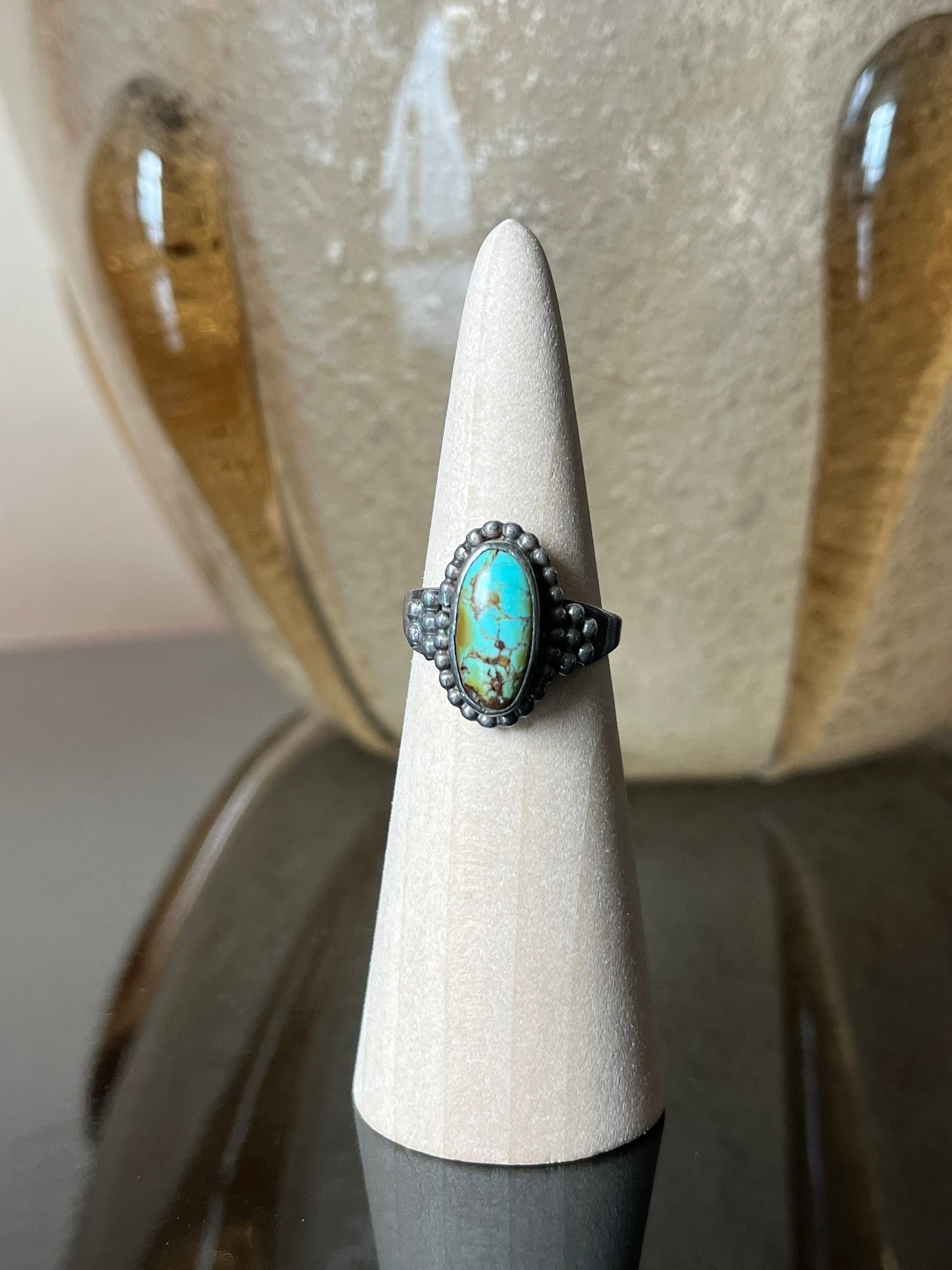 Navajo Silver and Turquoise Ring